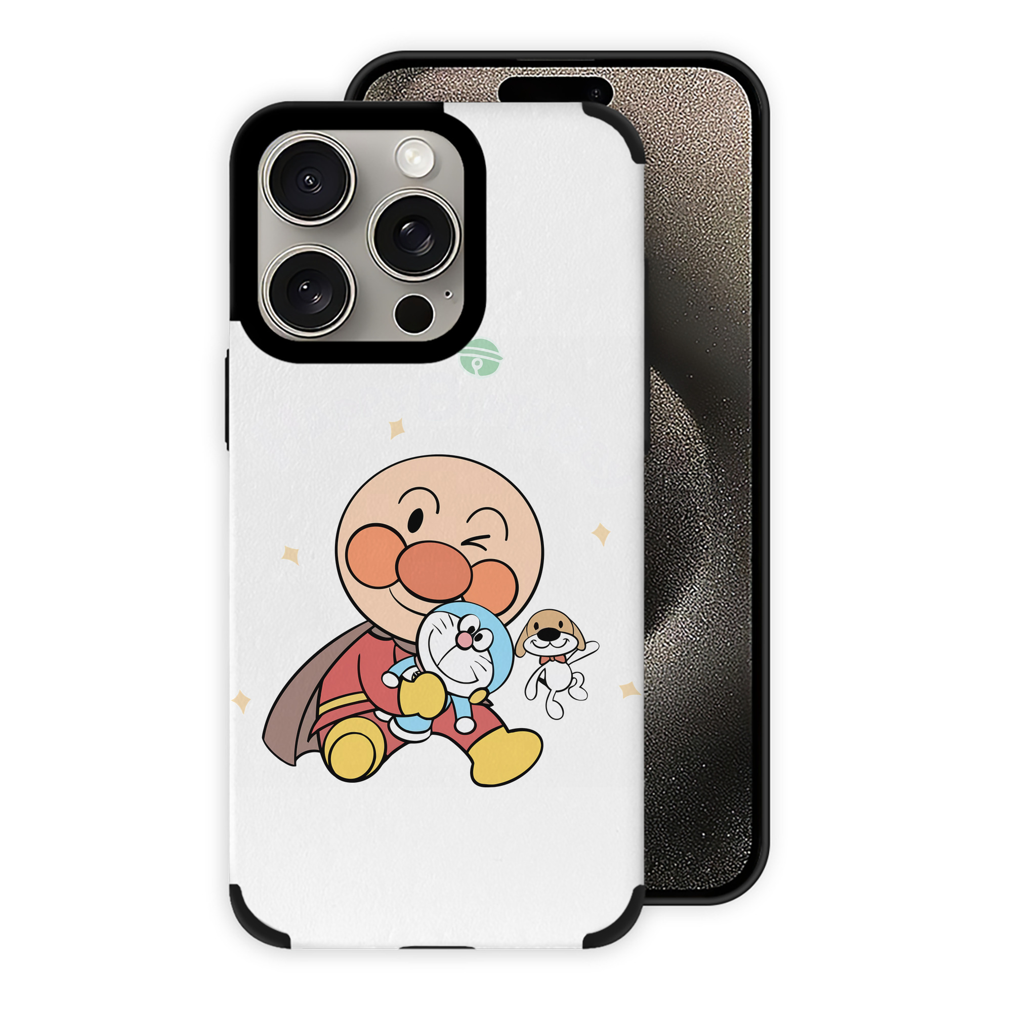 （画像用） アンパンマン Anpanman 【iPhone15ProMax対応】 PUレザー スマホケース 耐衝撃＆黄変防止