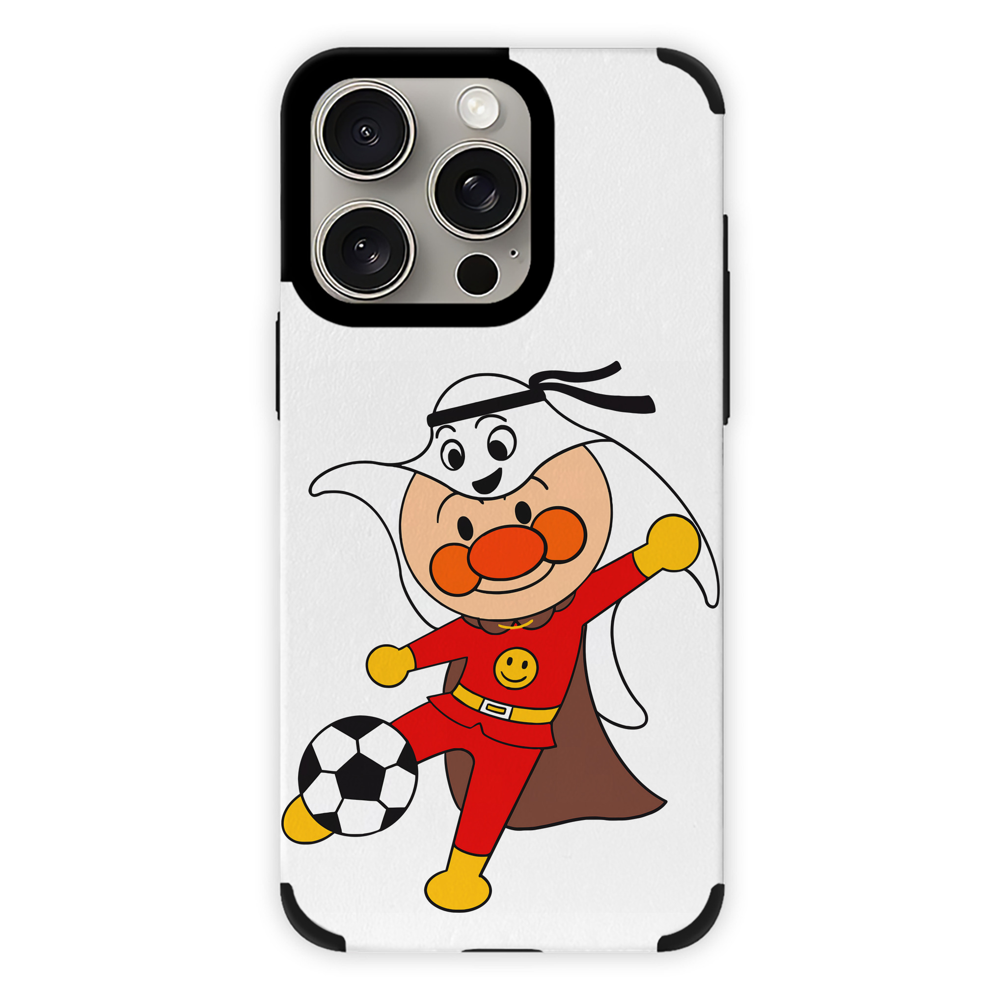 （画像用） アンパンマン Anpanman 【iPhone15ProMax対応】 PUレザー スマホケース 耐衝撃＆黄変防止