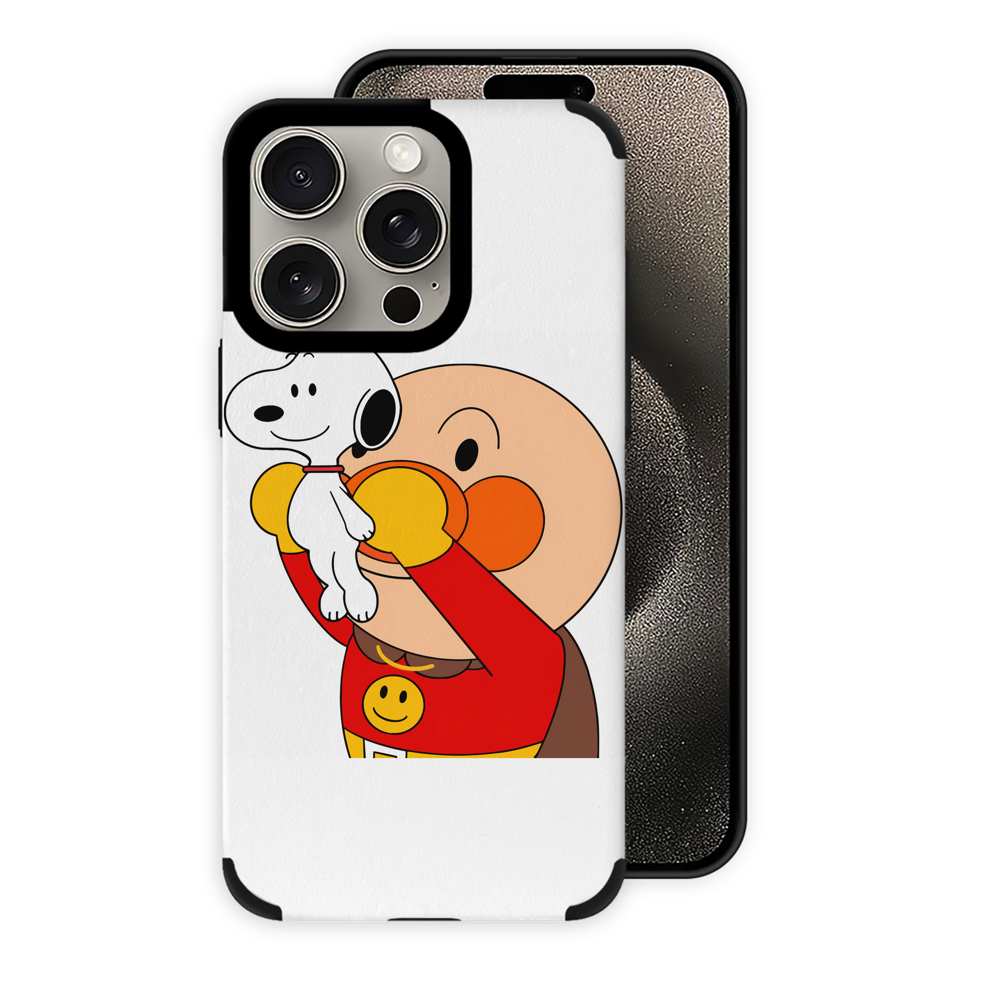 （画像用） アンパンマン Anpanman 【iPhone15ProMax対応】 PUレザー スマホケース 耐衝撃＆黄変防止