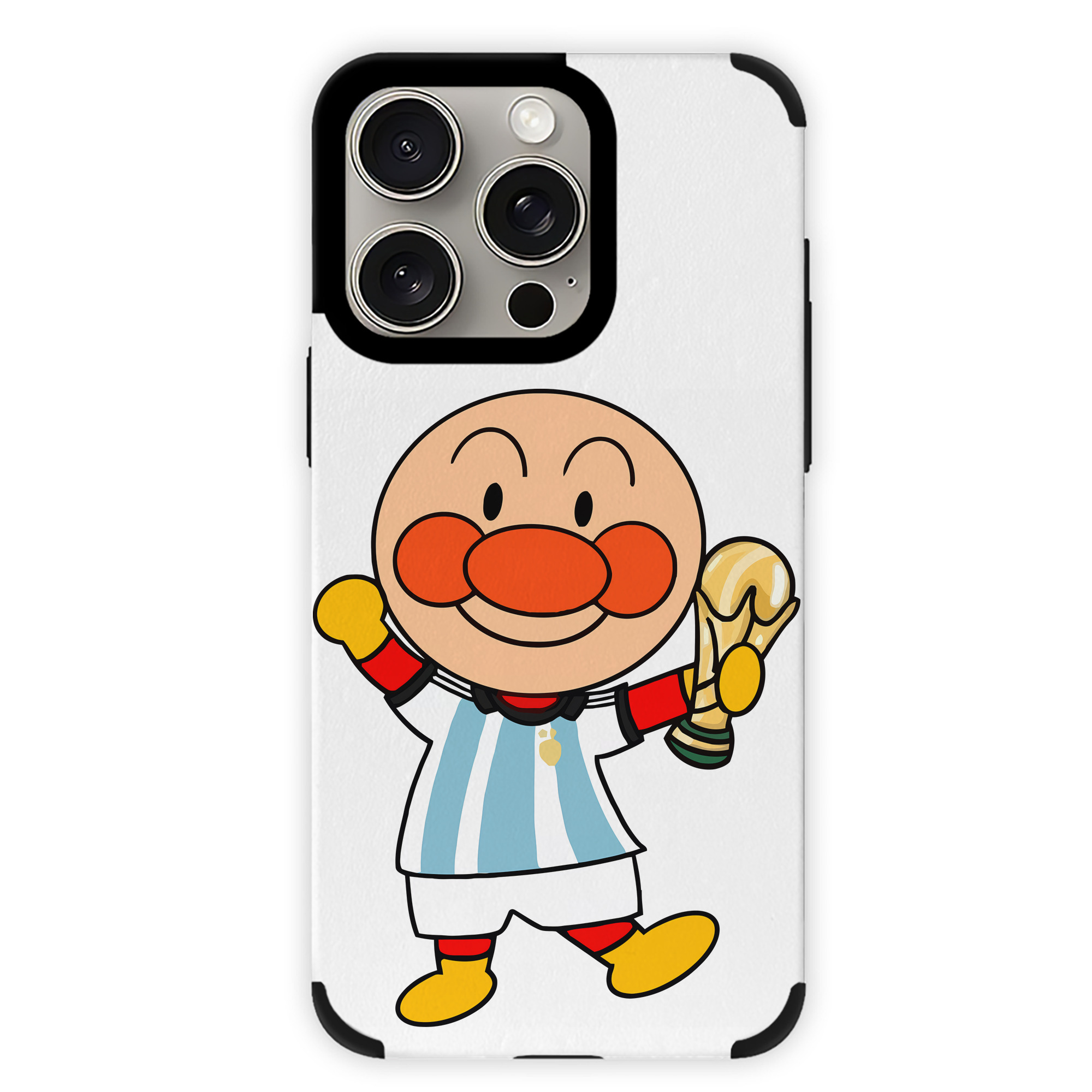 （画像用） アンパンマン Anpanman 【iPhone15ProMax対応】 PUレザー スマホケース 耐衝撃＆黄変防止