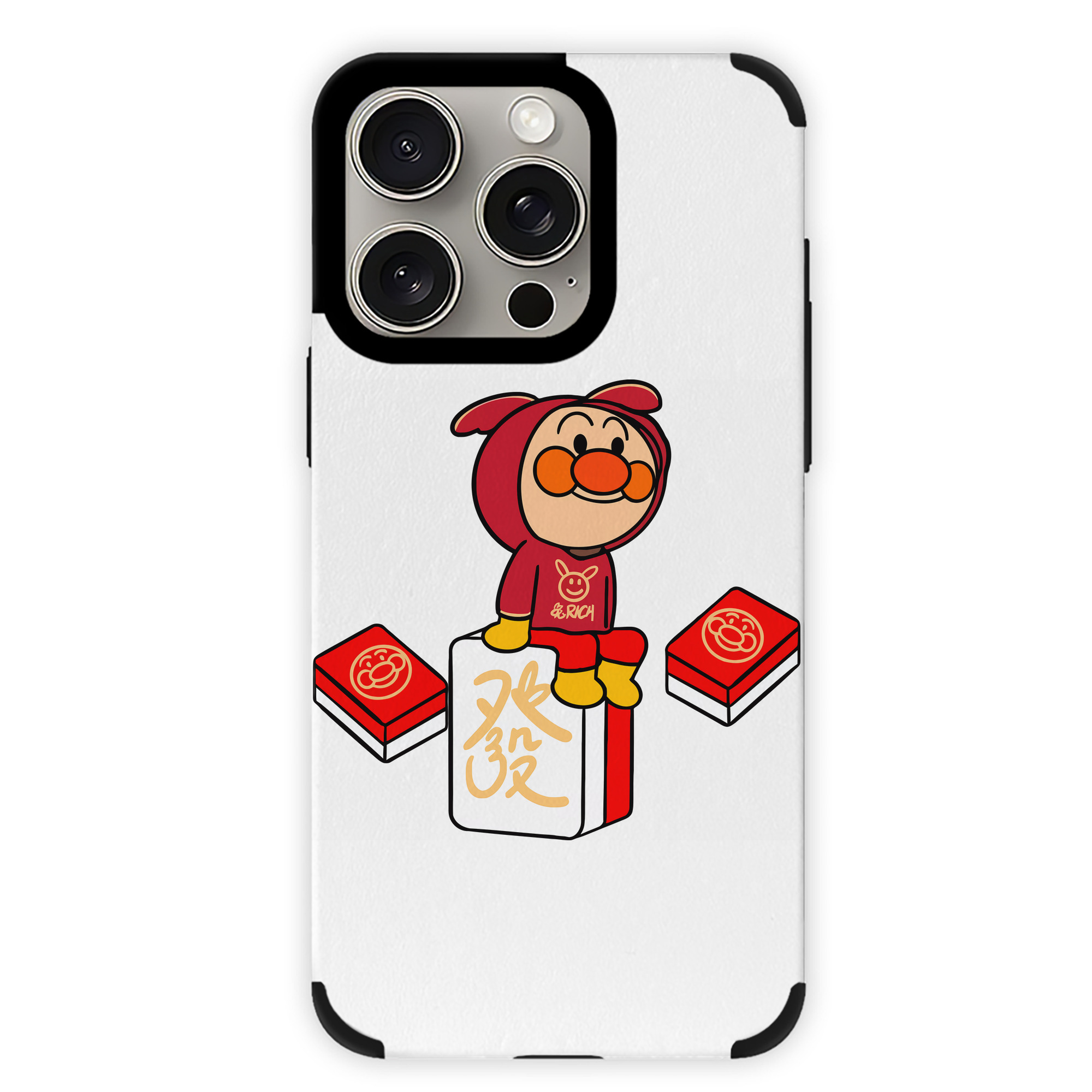 （画像用） アンパンマン Anpanman 【iPhone15ProMax対応】 PUレザー スマホケース 耐衝撃＆黄変防止