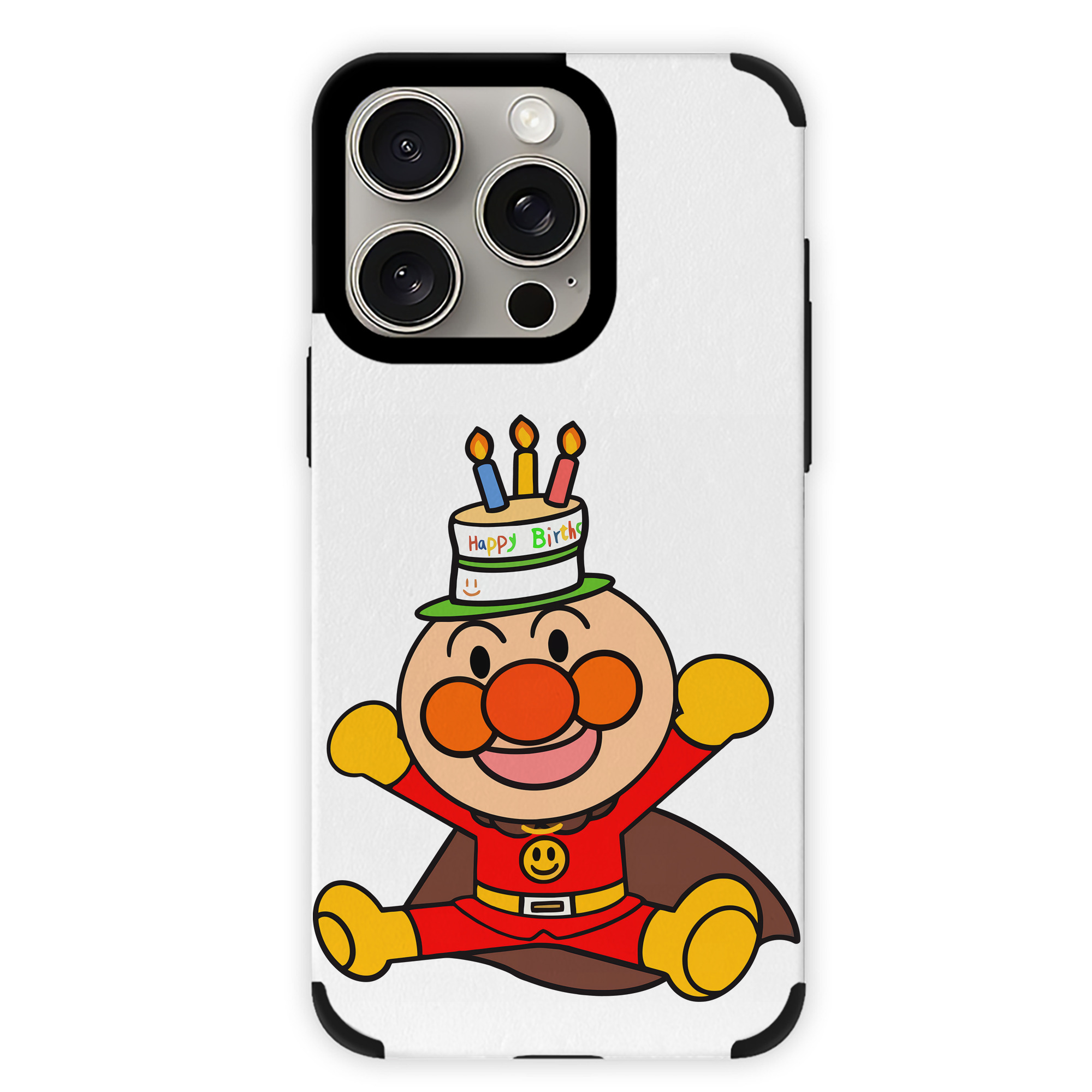 （画像用） アンパンマン Anpanman 【iPhone15ProMax対応】 PUレザー スマホケース 耐衝撃＆黄変防止