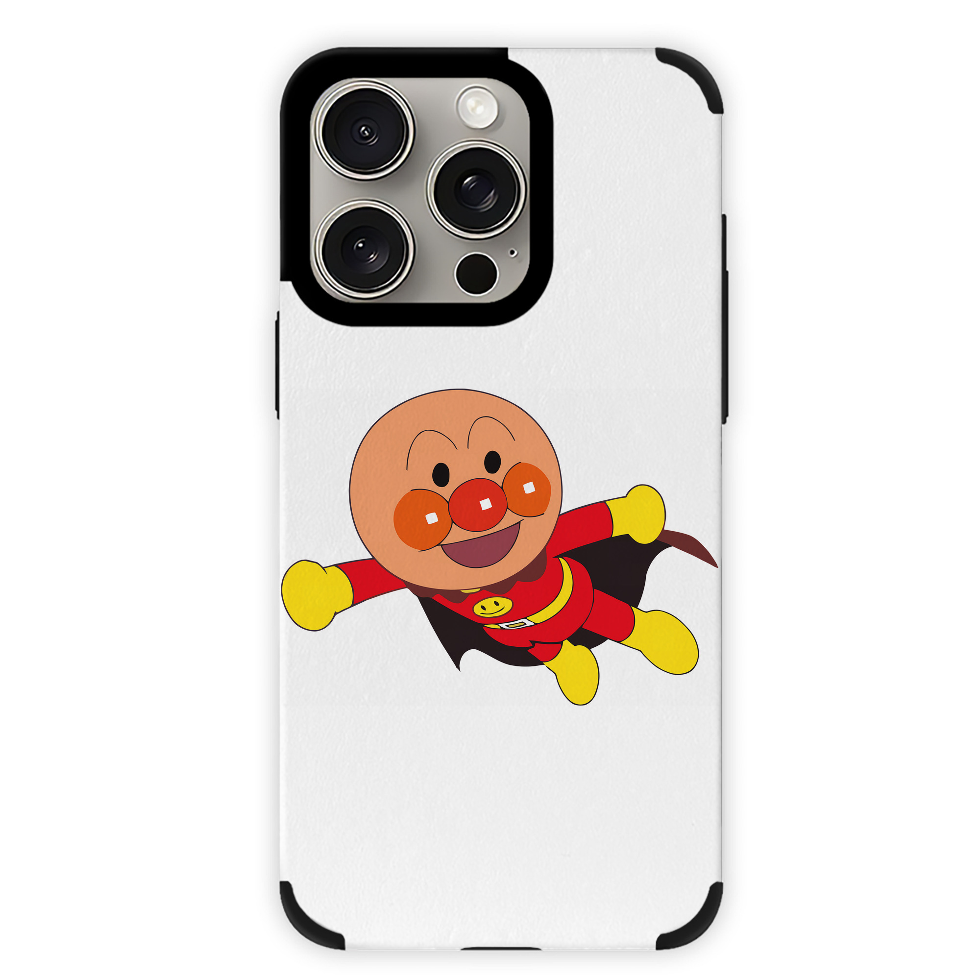（画像用） アンパンマン Anpanman 【iPhone15ProMax対応】 PUレザー スマホケース 耐衝撃＆黄変防止