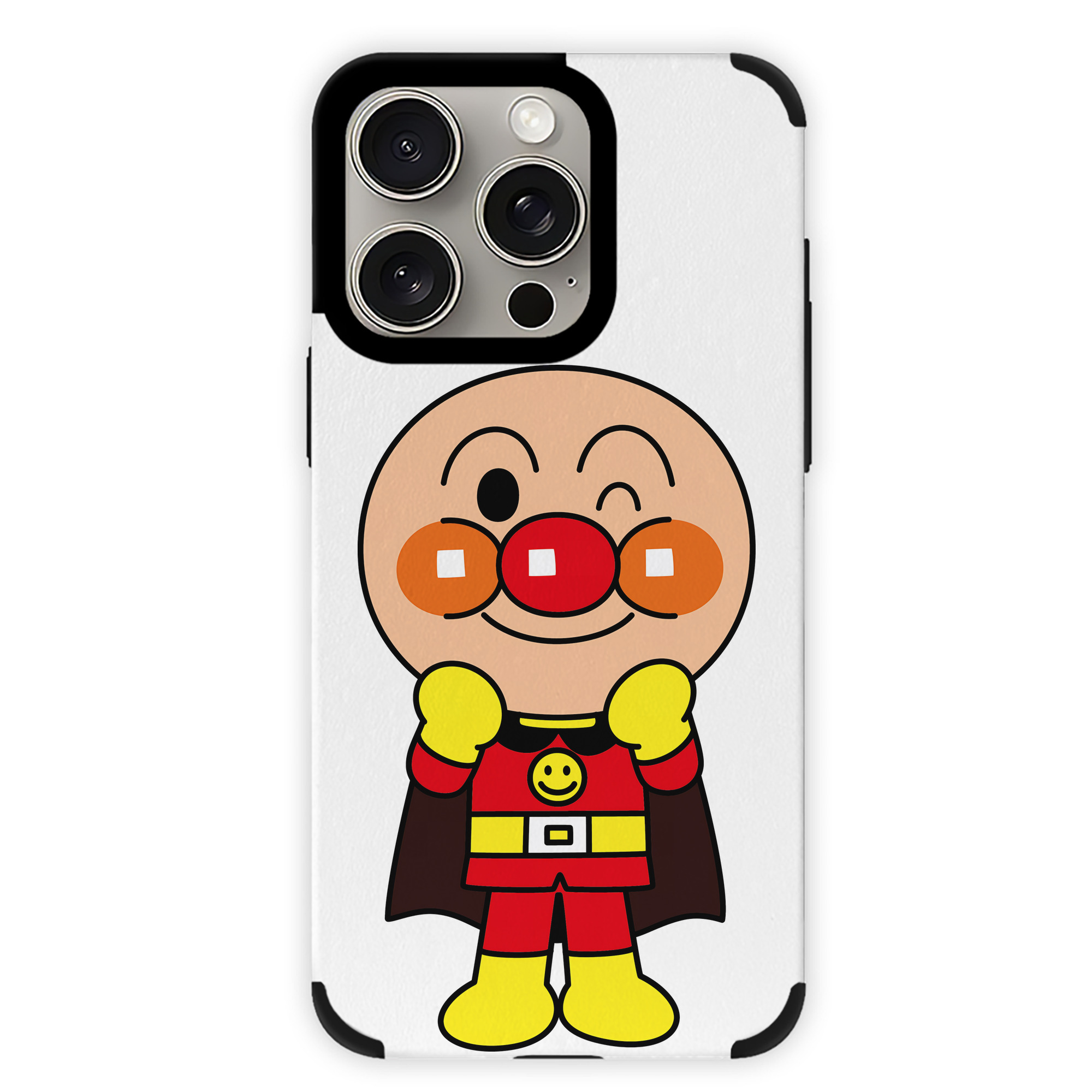 （画像用） アンパンマン Anpanman 【iPhone15ProMax対応】 PUレザー スマホケース 耐衝撃＆黄変防止