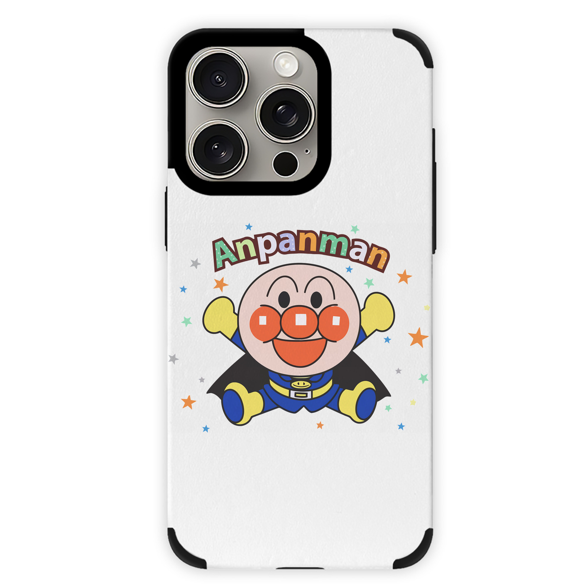 （画像用） アンパンマン Anpanman 【iPhone15ProMax対応】 PUレザー スマホケース 耐衝撃＆黄変防止
