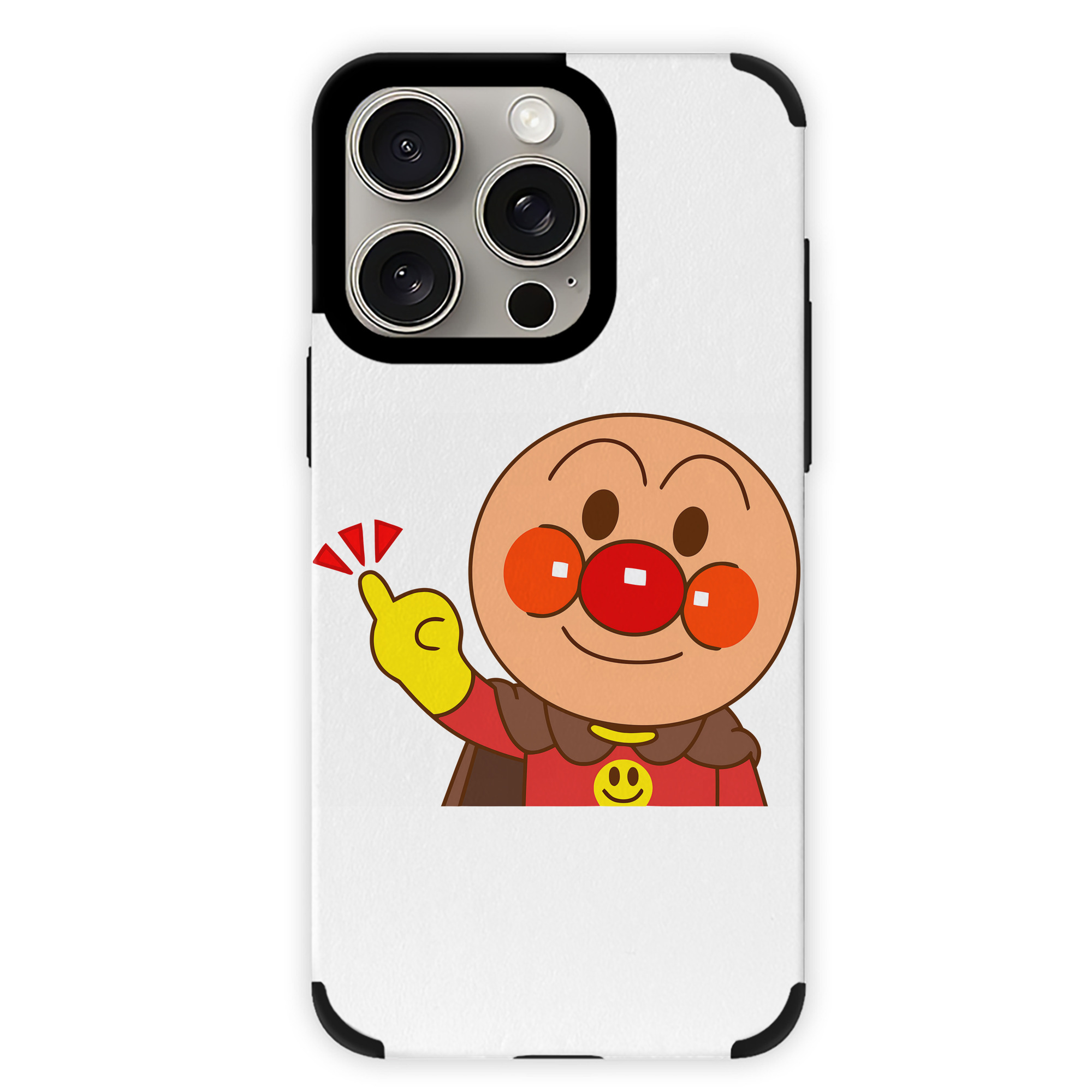 （画像用） アンパンマン Anpanman 【iPhone15ProMax対応】 PUレザー スマホケース 耐衝撃＆黄変防止