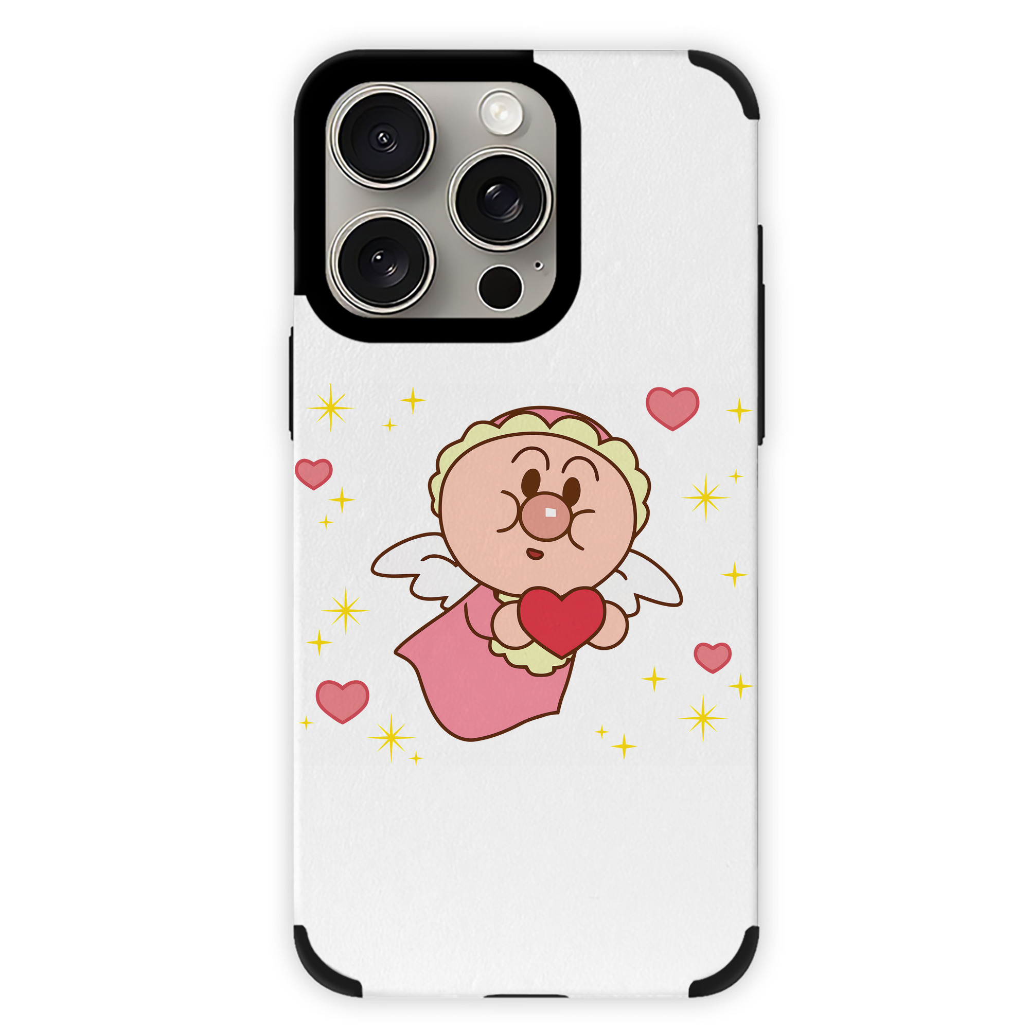 （画像用） アンパンマン Anpanman 【iPhone15ProMax対応】 PUレザー スマホケース 耐衝撃＆黄変防止