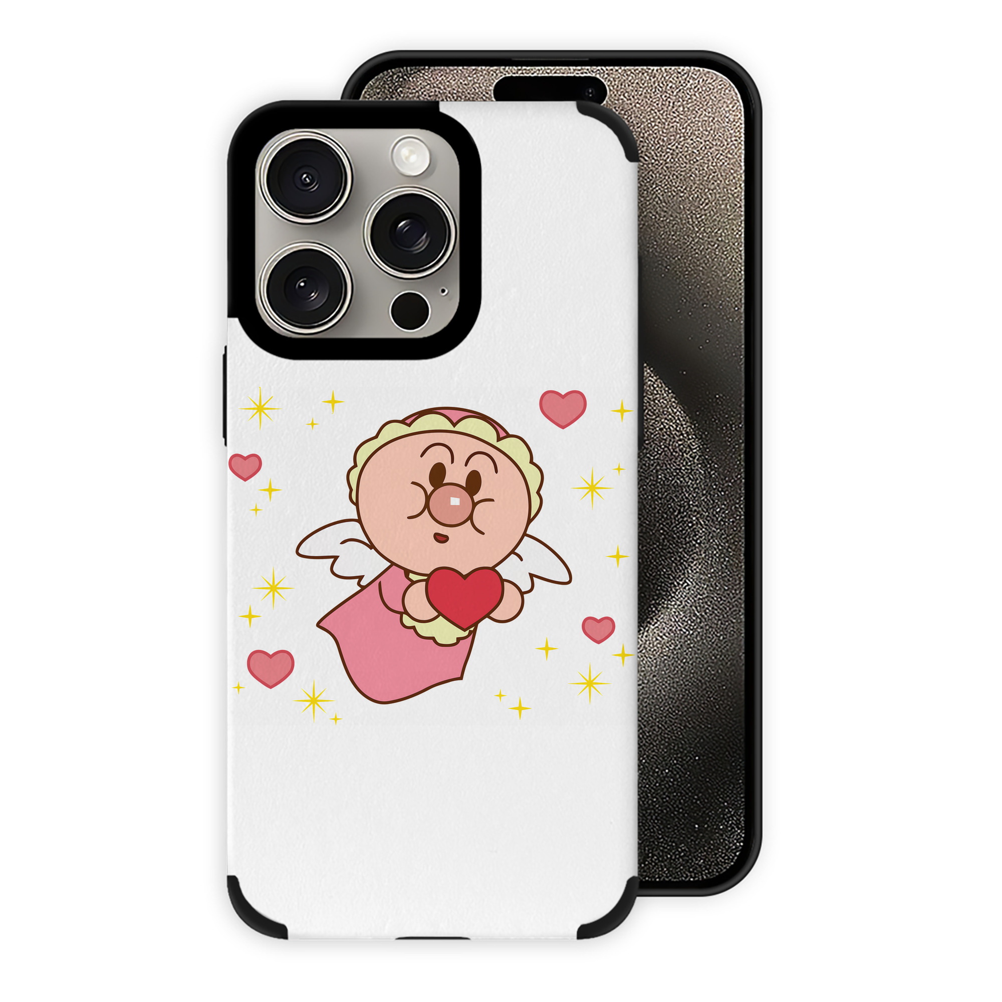 （画像用） アンパンマン Anpanman 【iPhone15ProMax対応】 PUレザー スマホケース 耐衝撃＆黄変防止