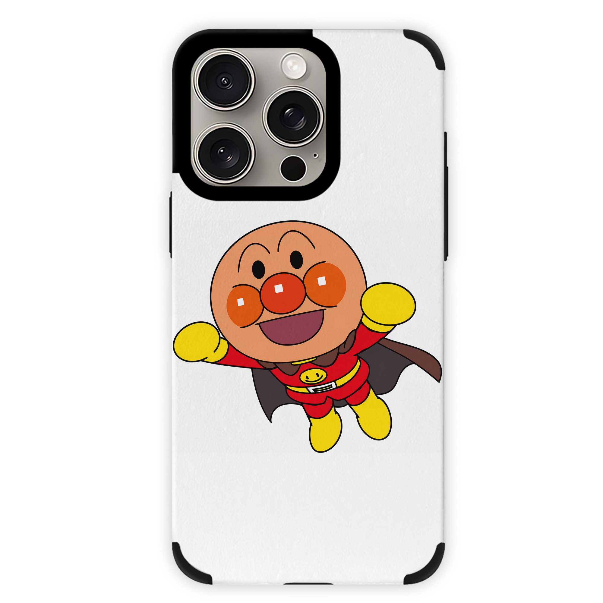 （画像用） アンパンマン Anpanman 【iPhone15ProMax対応】 PUレザー スマホケース 耐衝撃＆黄変防止