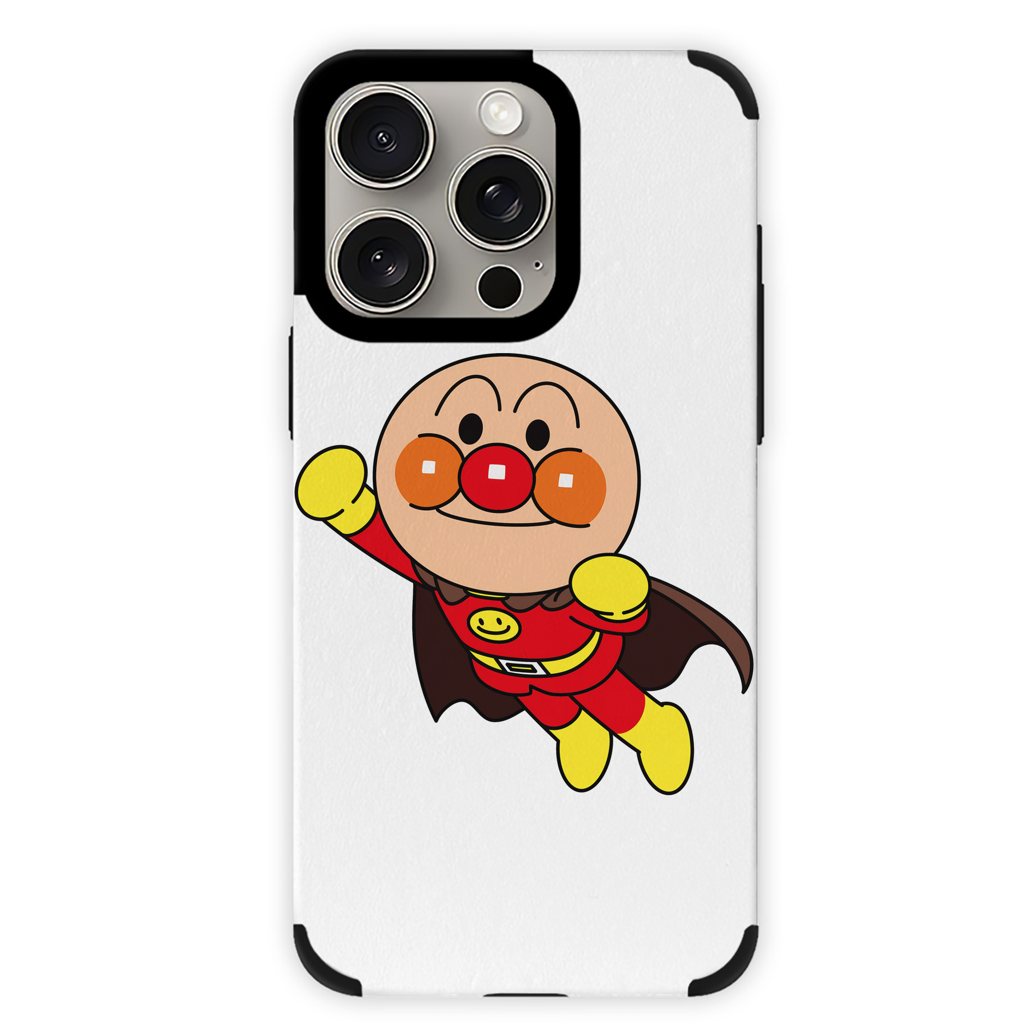 （画像用） アンパンマン Anpanman 【iPhone15ProMax対応】 PUレザー スマホケース 耐衝撃＆黄変防止