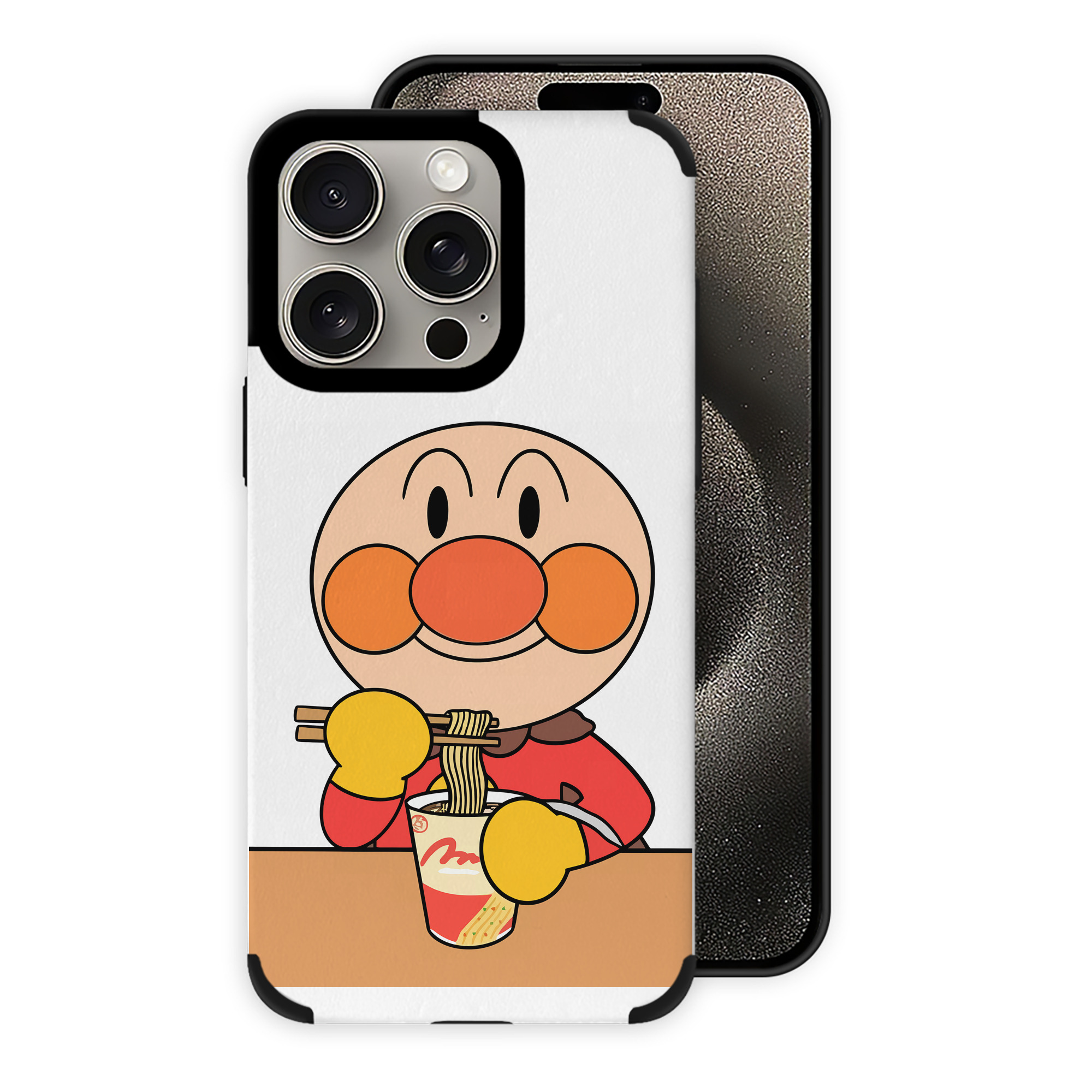 （画像用） アンパンマン Anpanman 【iPhone15ProMax対応】 PUレザー スマホケース 耐衝撃＆黄変防止