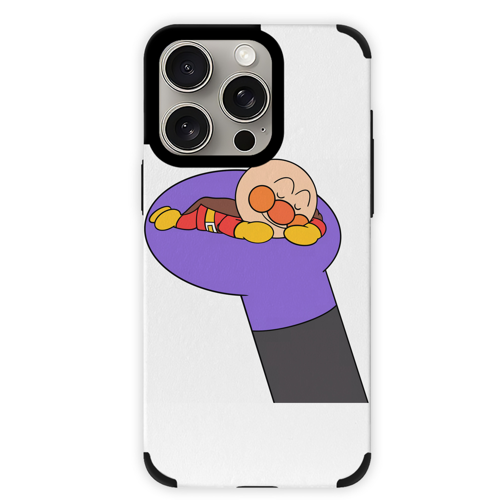 （画像用） アンパンマン Anpanman 【iPhone15ProMax対応】 PUレザー スマホケース 耐衝撃＆黄変防止