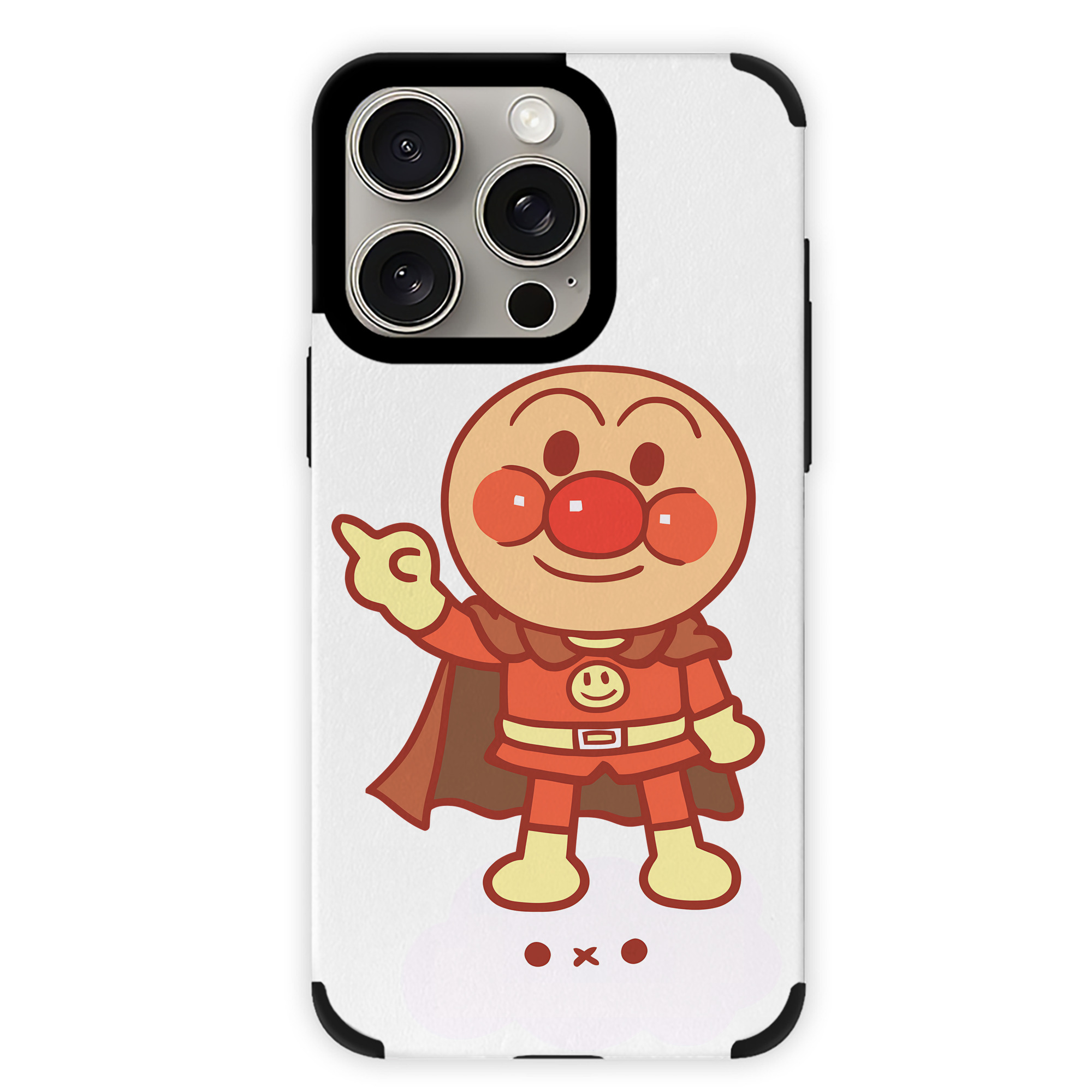 （画像用） アンパンマン Anpanman 【iPhone15ProMax対応】 PUレザー スマホケース 耐衝撃＆黄変防止