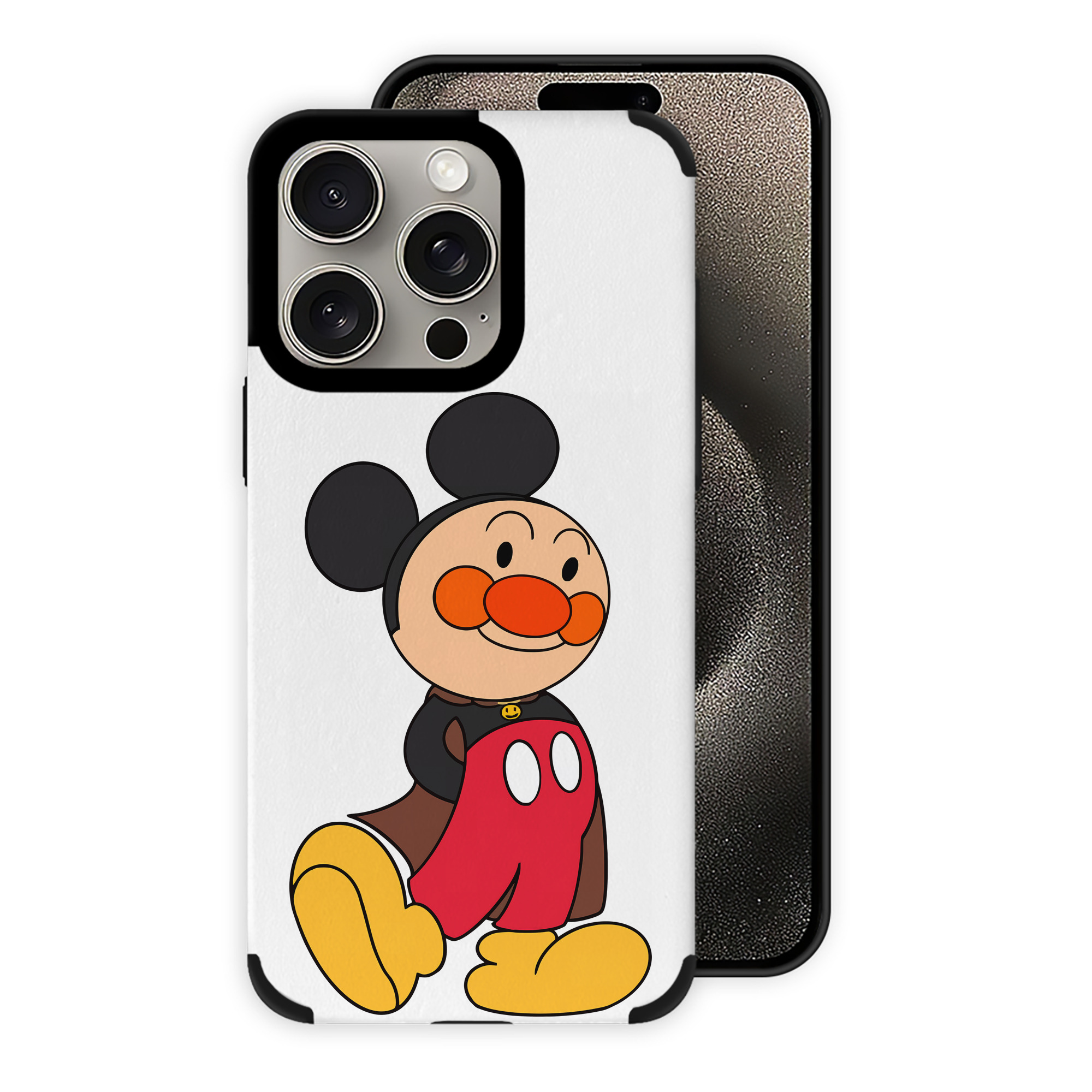（画像用） アンパンマン Anpanman 【iPhone15ProMax対応】 PUレザー スマホケース 耐衝撃＆黄変防止