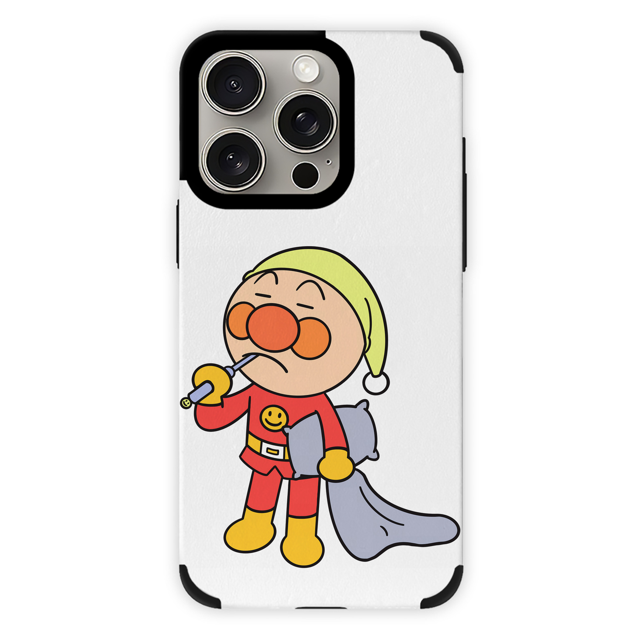 （画像用） アンパンマン Anpanman 【iPhone15ProMax対応】 PUレザー スマホケース 耐衝撃＆黄変防止