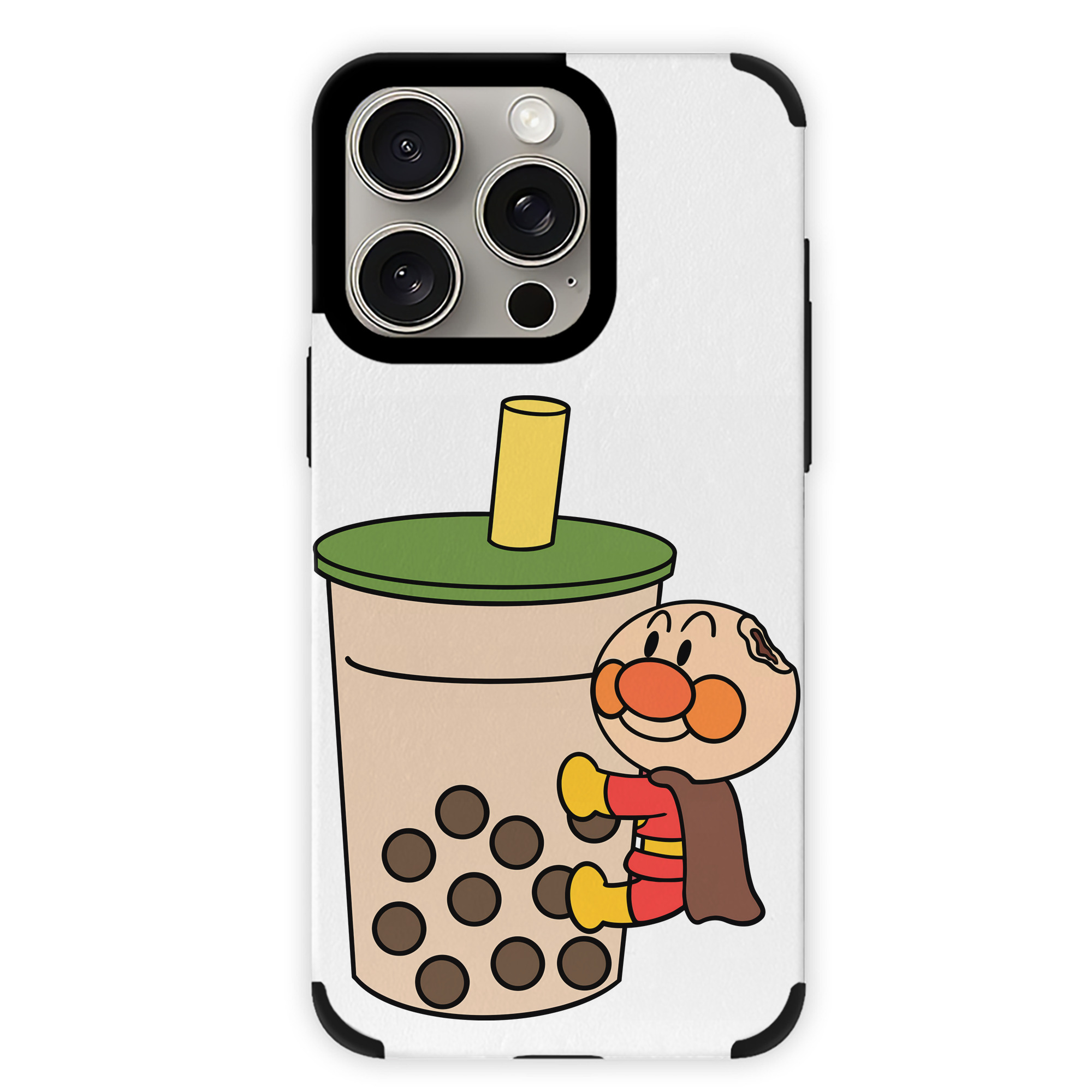 （画像用） アンパンマン Anpanman 【iPhone15ProMax対応】 PUレザー スマホケース 耐衝撃＆黄変防止