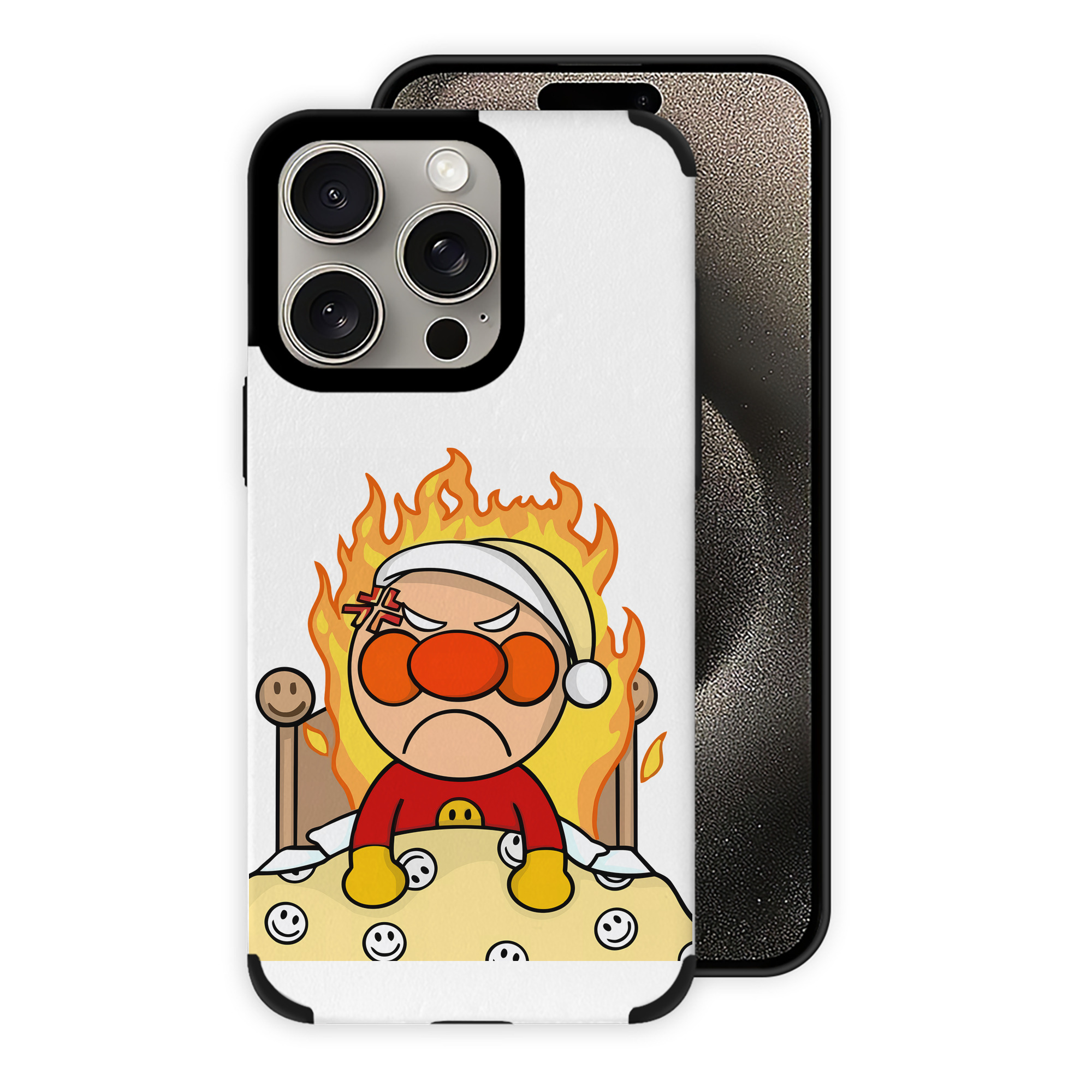 （画像用） アンパンマン Anpanman 【iPhone15ProMax対応】 PUレザー スマホケース 耐衝撃＆黄変防止