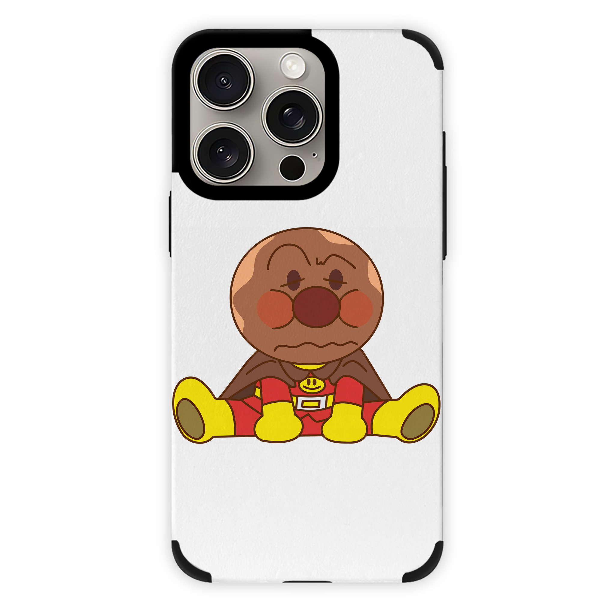 （画像用） アンパンマン Anpanman 【iPhone15ProMax対応】 PUレザー スマホケース 耐衝撃＆黄変防止