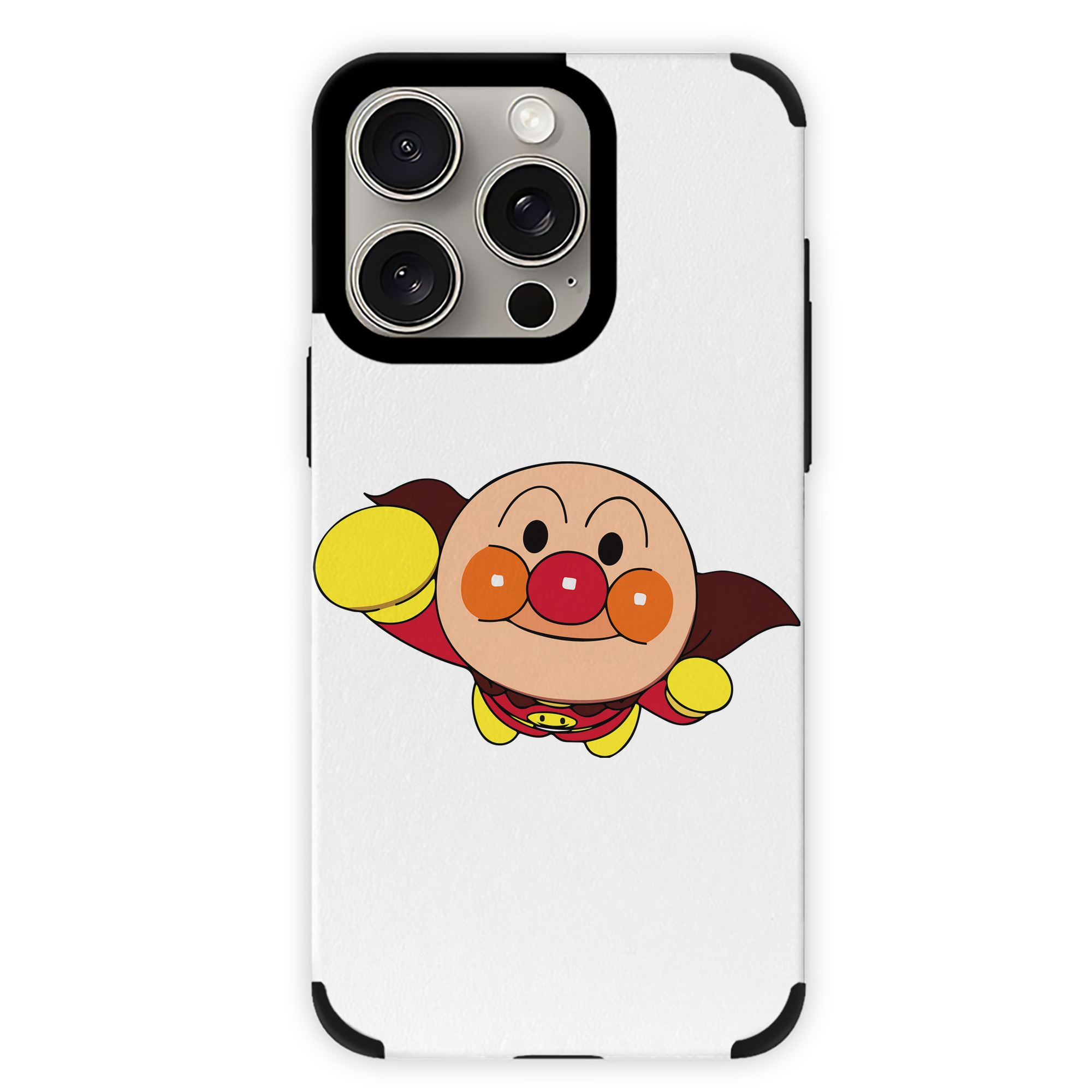 （画像用） アンパンマン Anpanman 【iPhone15ProMax対応】 PUレザー スマホケース 耐衝撃＆黄変防止