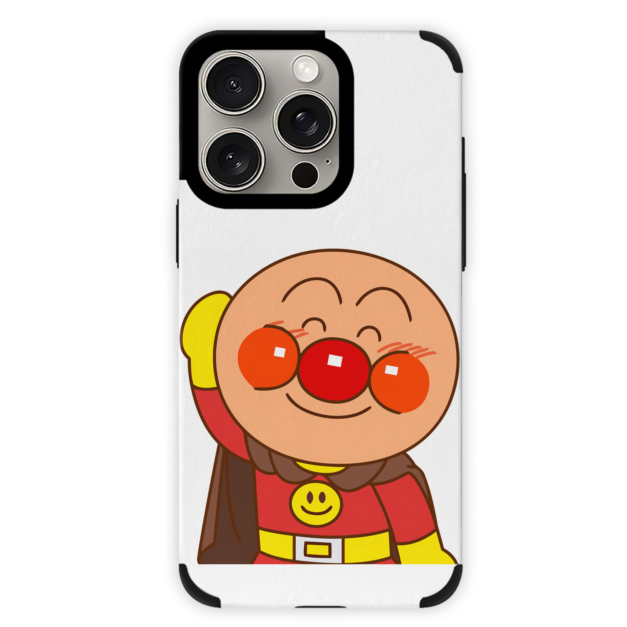 （画像用） アンパンマン Anpanman 【iPhone15ProMax対応】 PUレザー スマホケース 耐衝撃＆黄変防止