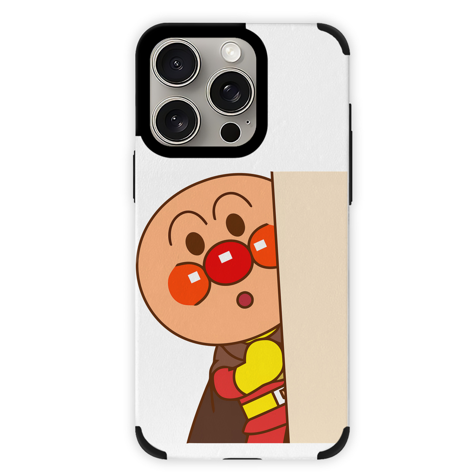 （画像用） アンパンマン Anpanman 【iPhone15ProMax対応】 PUレザー スマホケース 耐衝撃＆黄変防止
