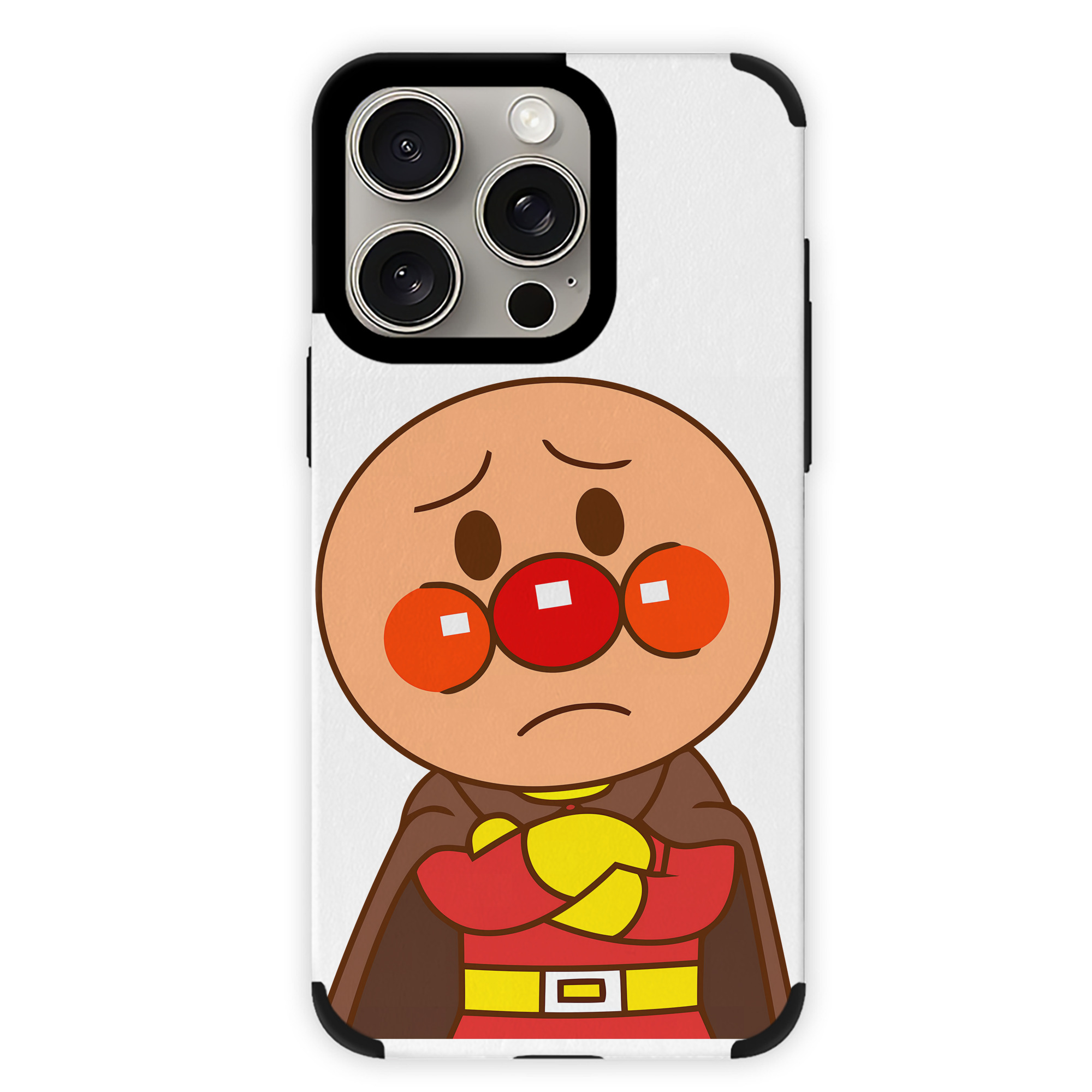 （画像用） アンパンマン Anpanman 【iPhone15ProMax対応】 PUレザー スマホケース 耐衝撃＆黄変防止