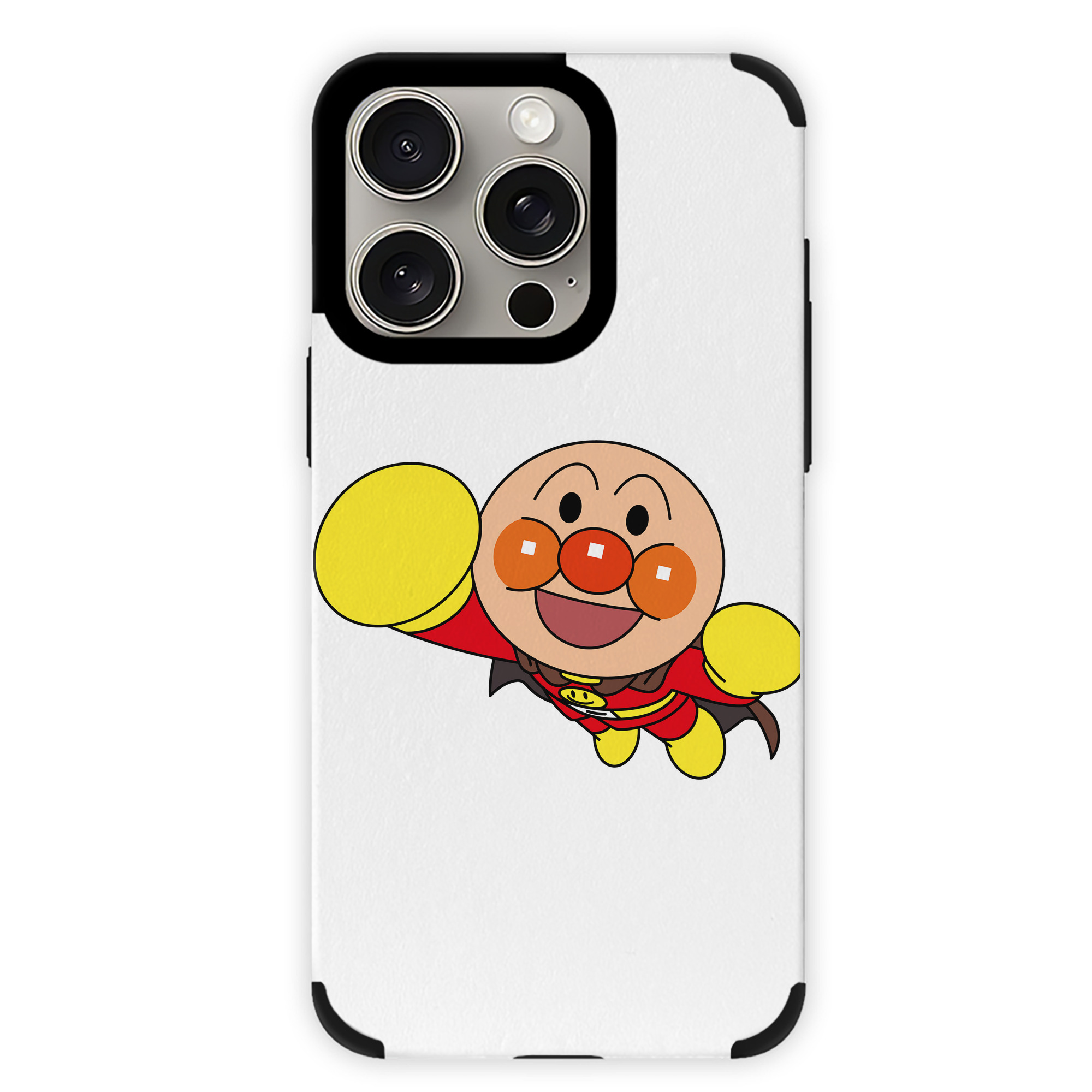 （画像用） アンパンマン Anpanman 【iPhone15ProMax対応】 PUレザー スマホケース 耐衝撃＆黄変防止