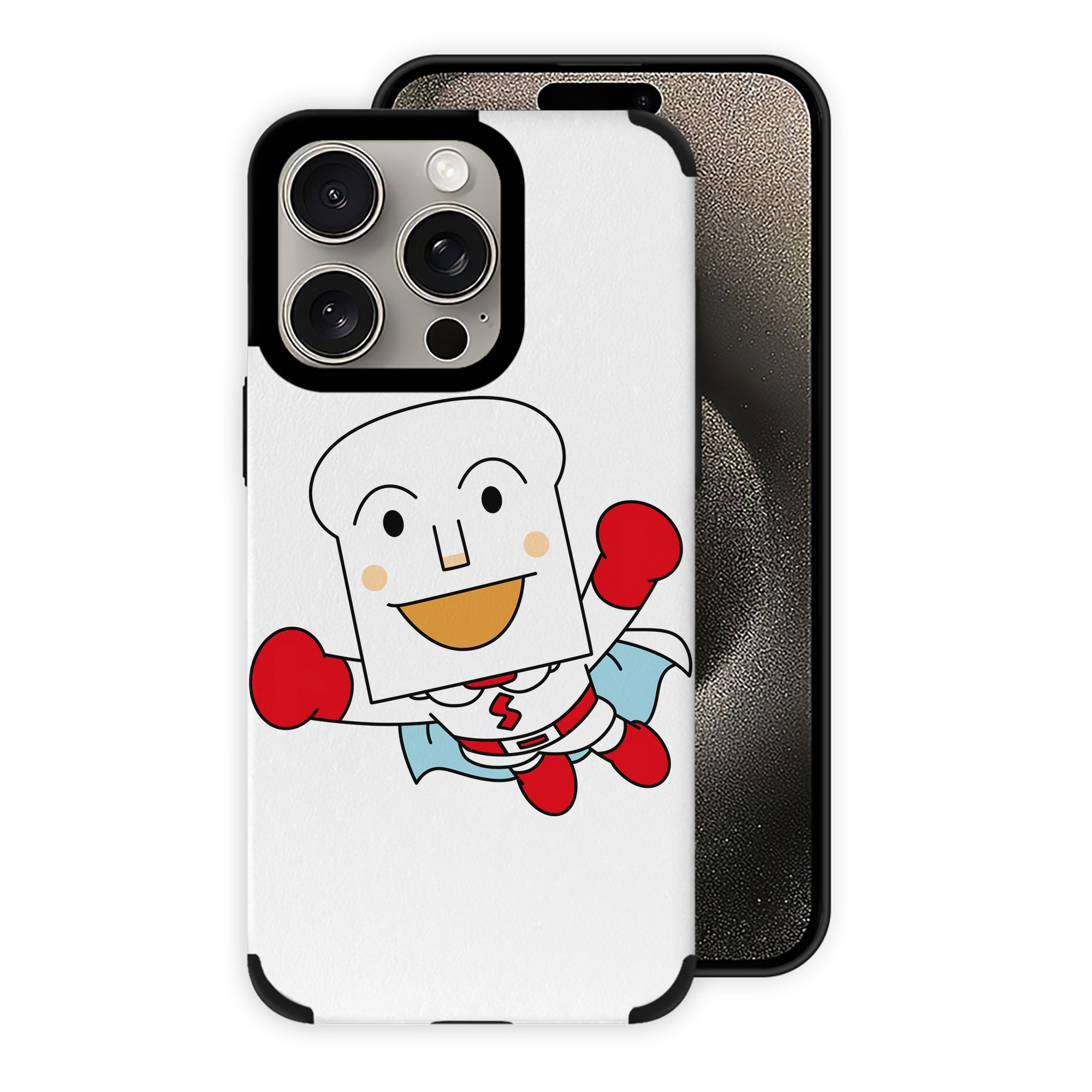 （画像用） アンパンマン Anpanman 【iPhone15ProMax対応】 PUレザー スマホケース 耐衝撃＆黄変防止