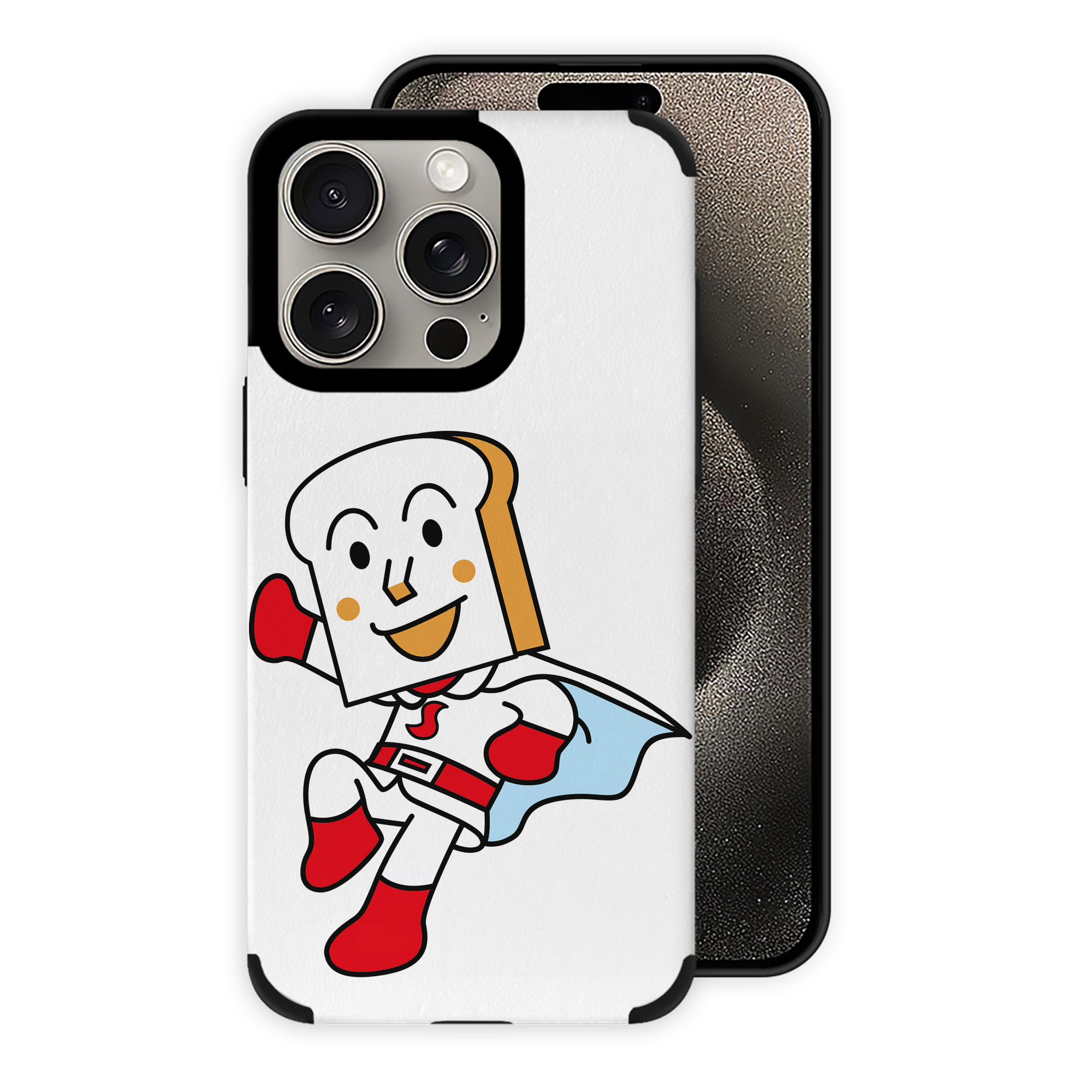 （画像用） アンパンマン Anpanman 【iPhone15ProMax対応】 PUレザー スマホケース 耐衝撃＆黄変防止