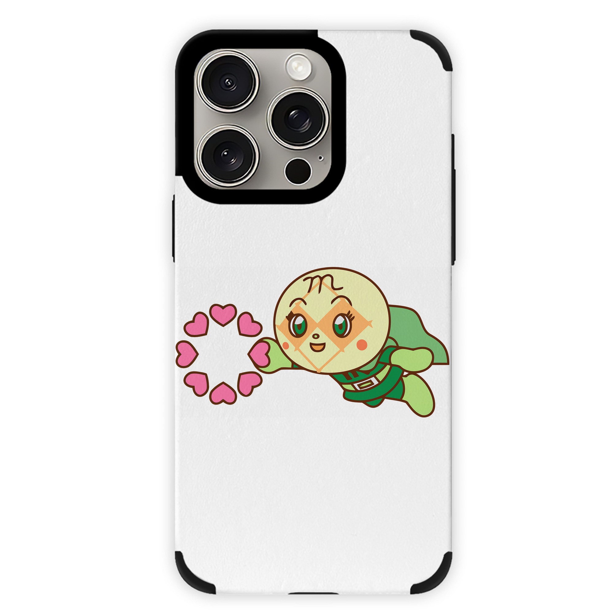 （画像用） アンパンマン Anpanman 【iPhone15ProMax対応】 PUレザー スマホケース 耐衝撃＆黄変防止