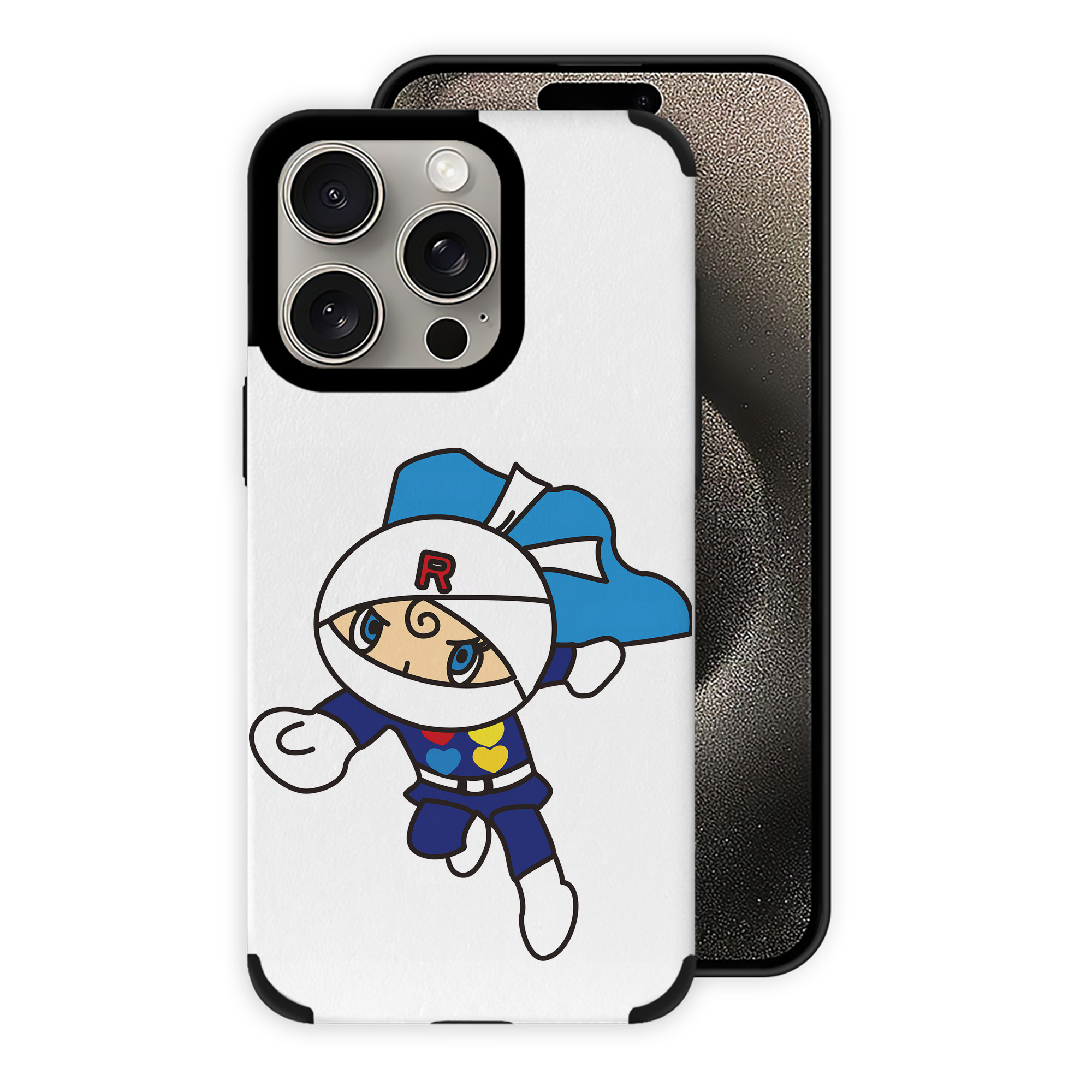 （画像用） アンパンマン Anpanman 【iPhone15ProMax対応】 PUレザー スマホケース 耐衝撃＆黄変防止