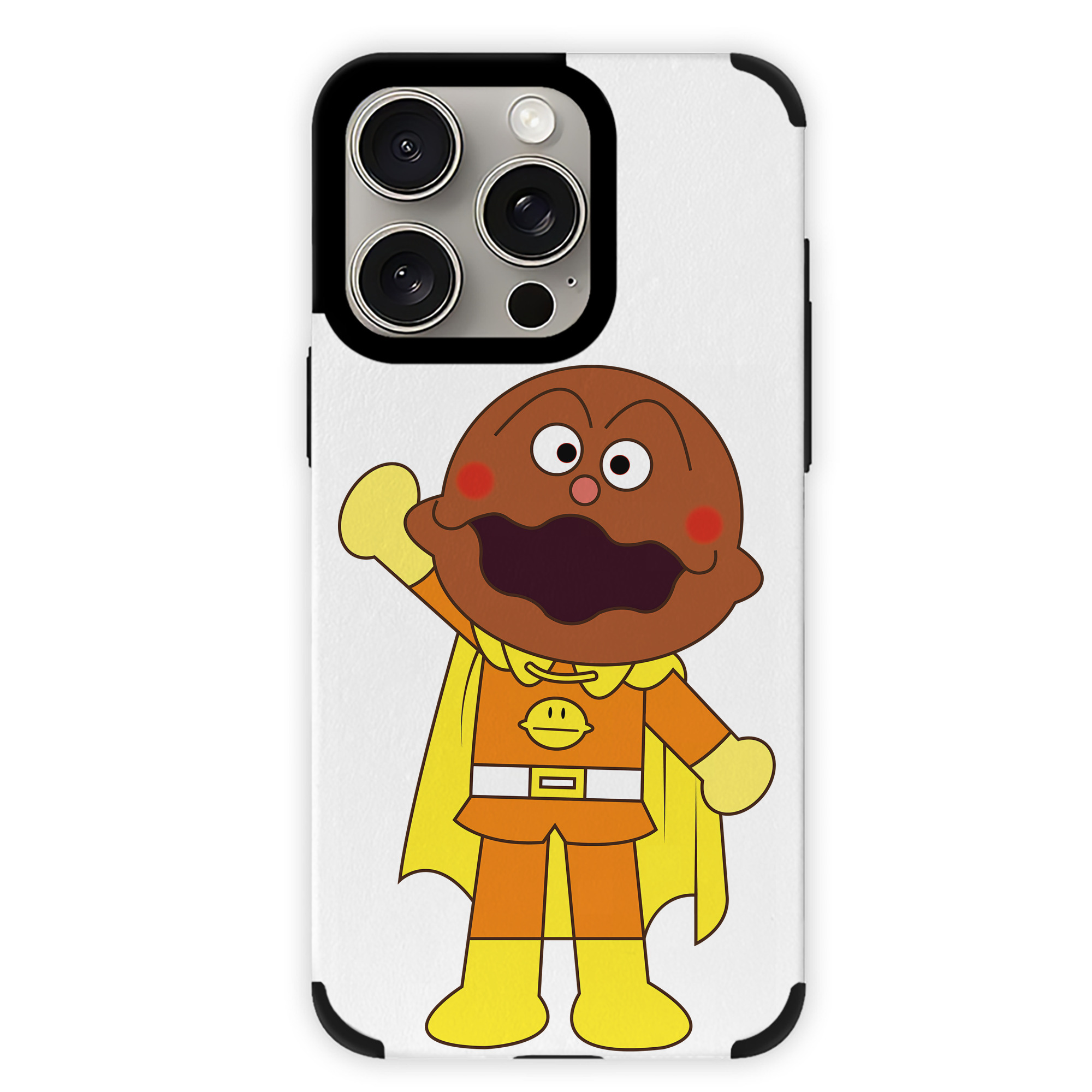 （画像用） アンパンマン Anpanman 【iPhone15ProMax対応】 PUレザー スマホケース 耐衝撃＆黄変防止