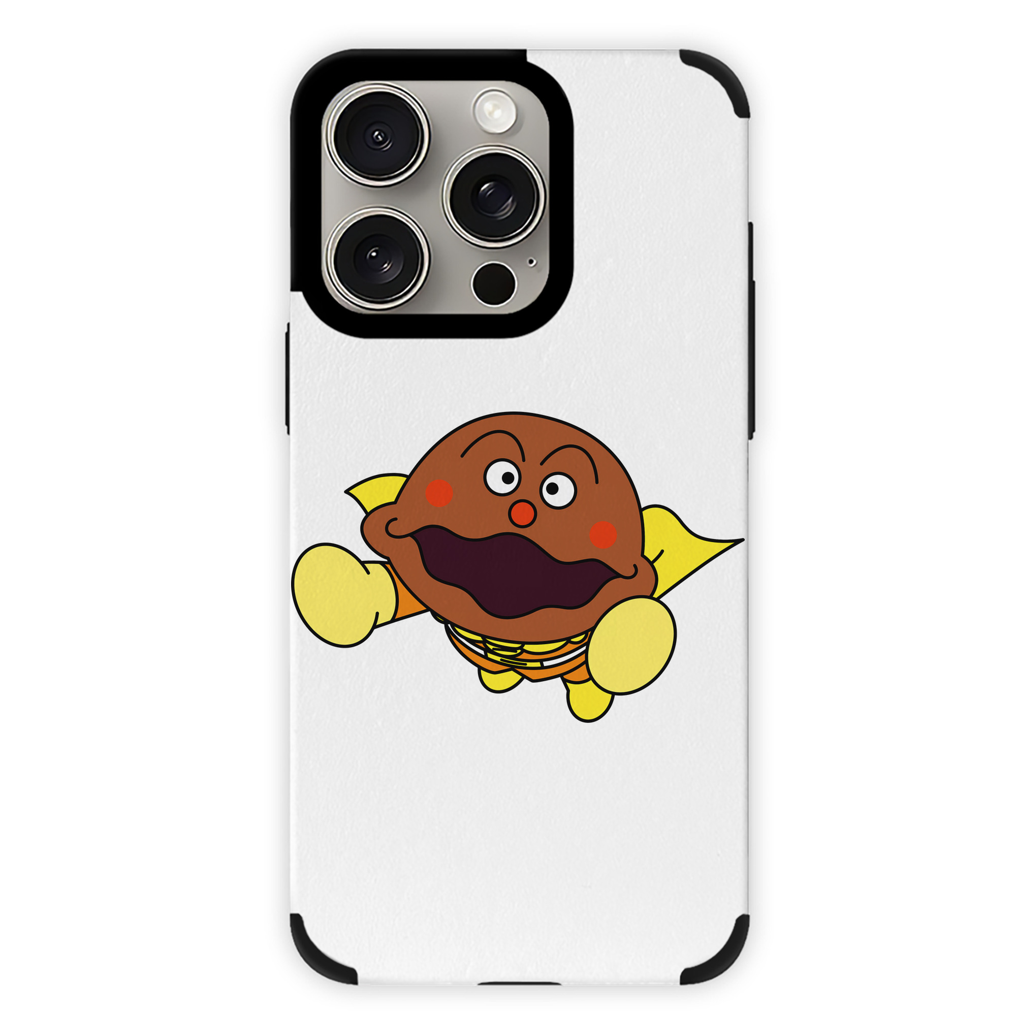 （画像用） アンパンマン Anpanman 【iPhone15ProMax対応】 PUレザー スマホケース 耐衝撃＆黄変防止