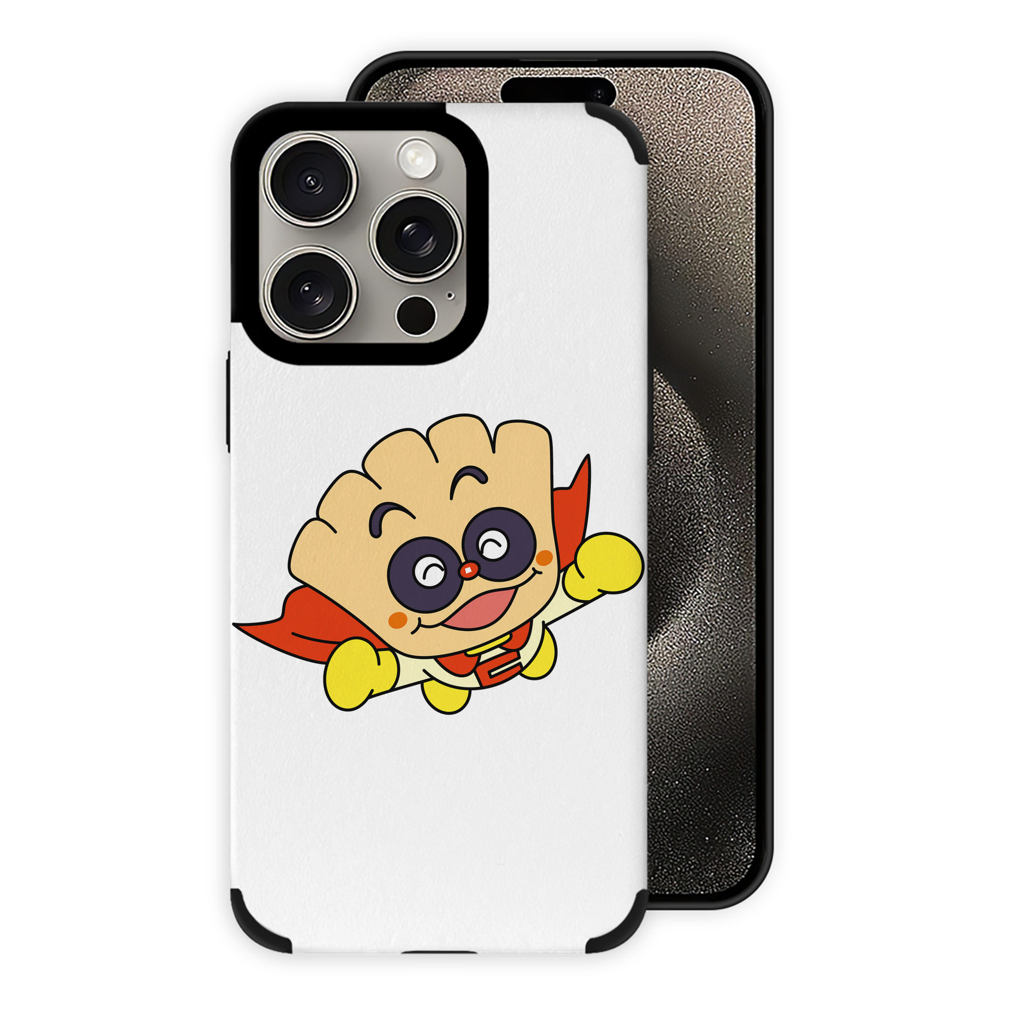 （画像用） アンパンマン Anpanman 【iPhone15ProMax対応】 PUレザー スマホケース 耐衝撃＆黄変防止