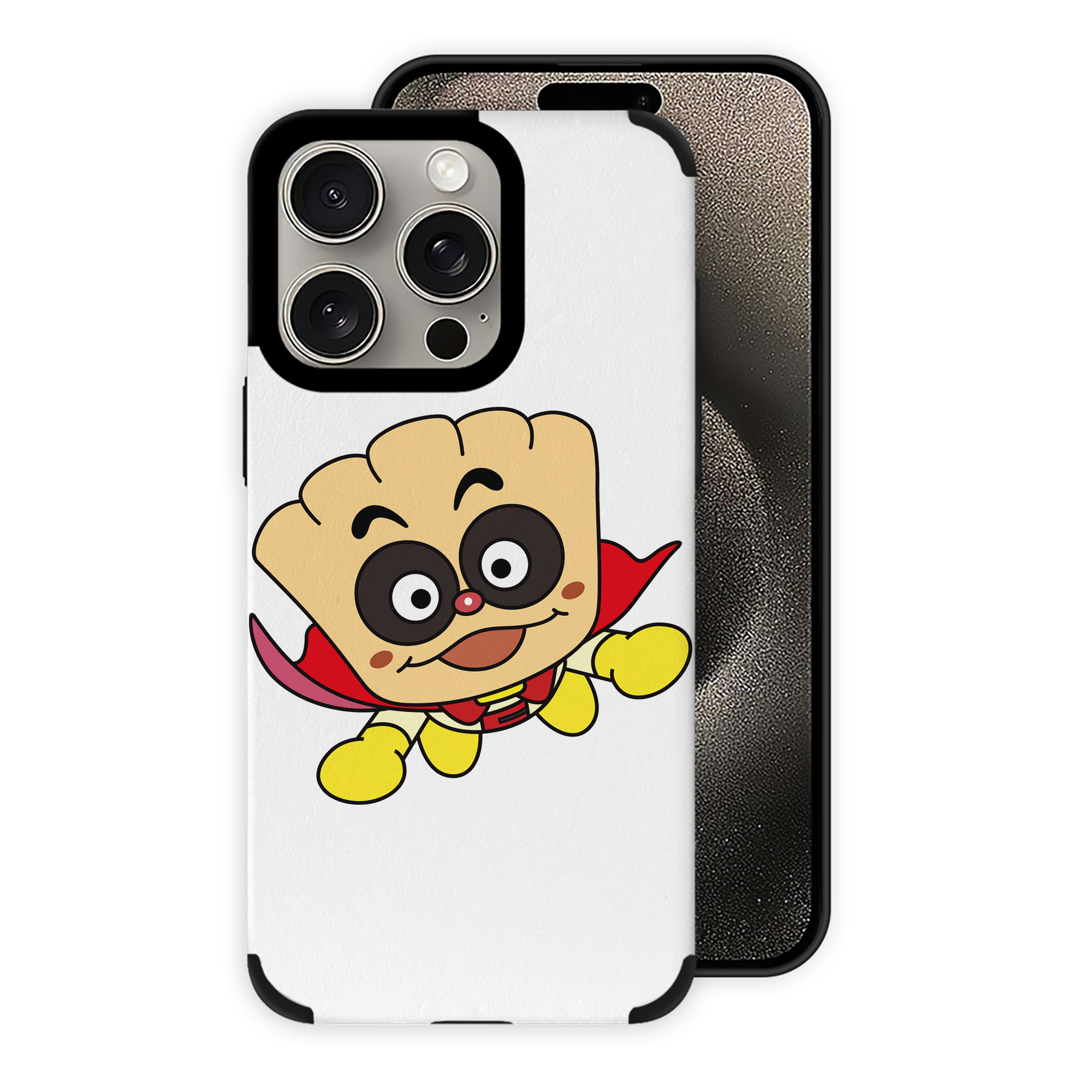 （画像用） アンパンマン Anpanman 【iPhone15ProMax対応】 PUレザー スマホケース 耐衝撃＆黄変防止