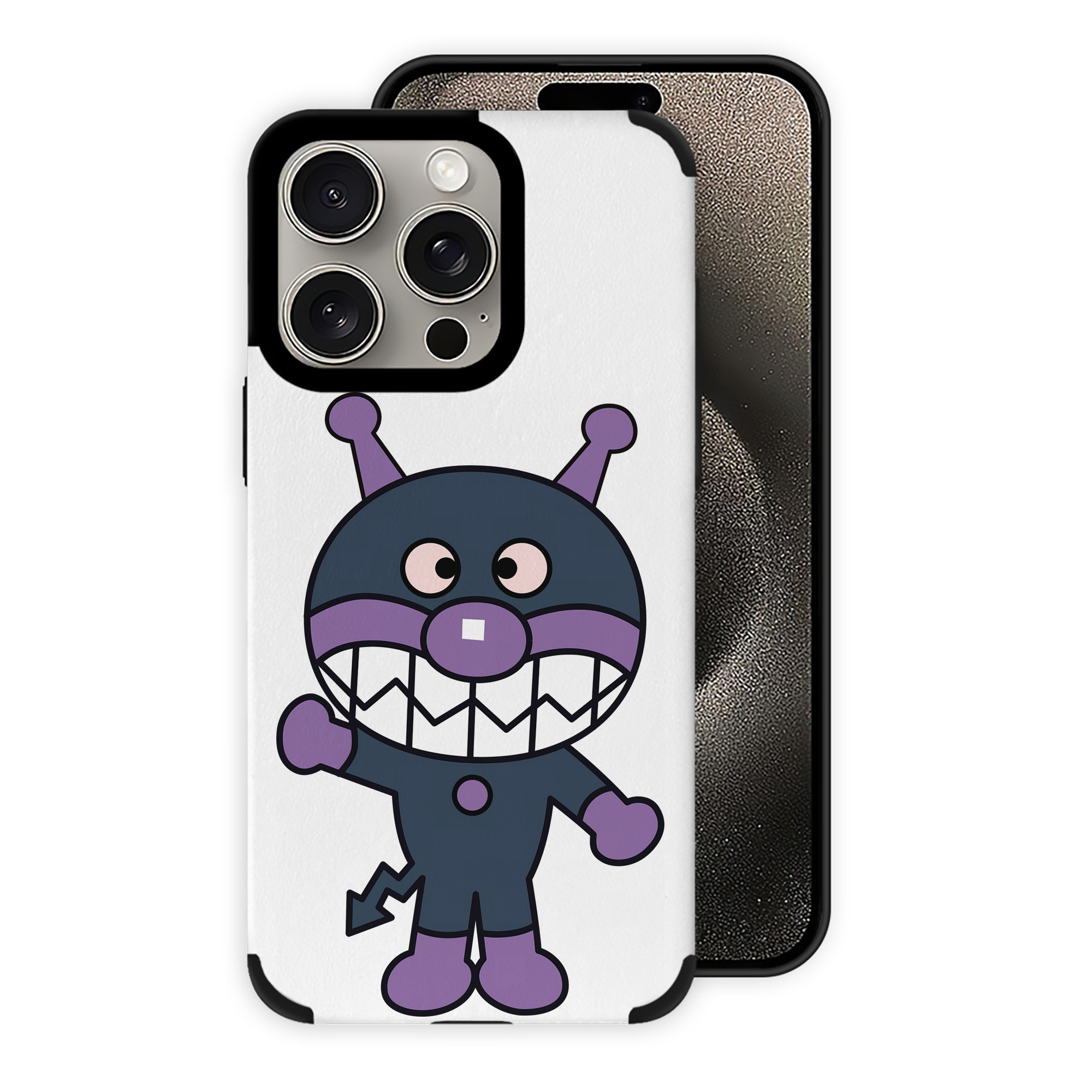 （画像用） アンパンマン Anpanman 【iPhone15ProMax対応】 PUレザー スマホケース 耐衝撃＆黄変防止