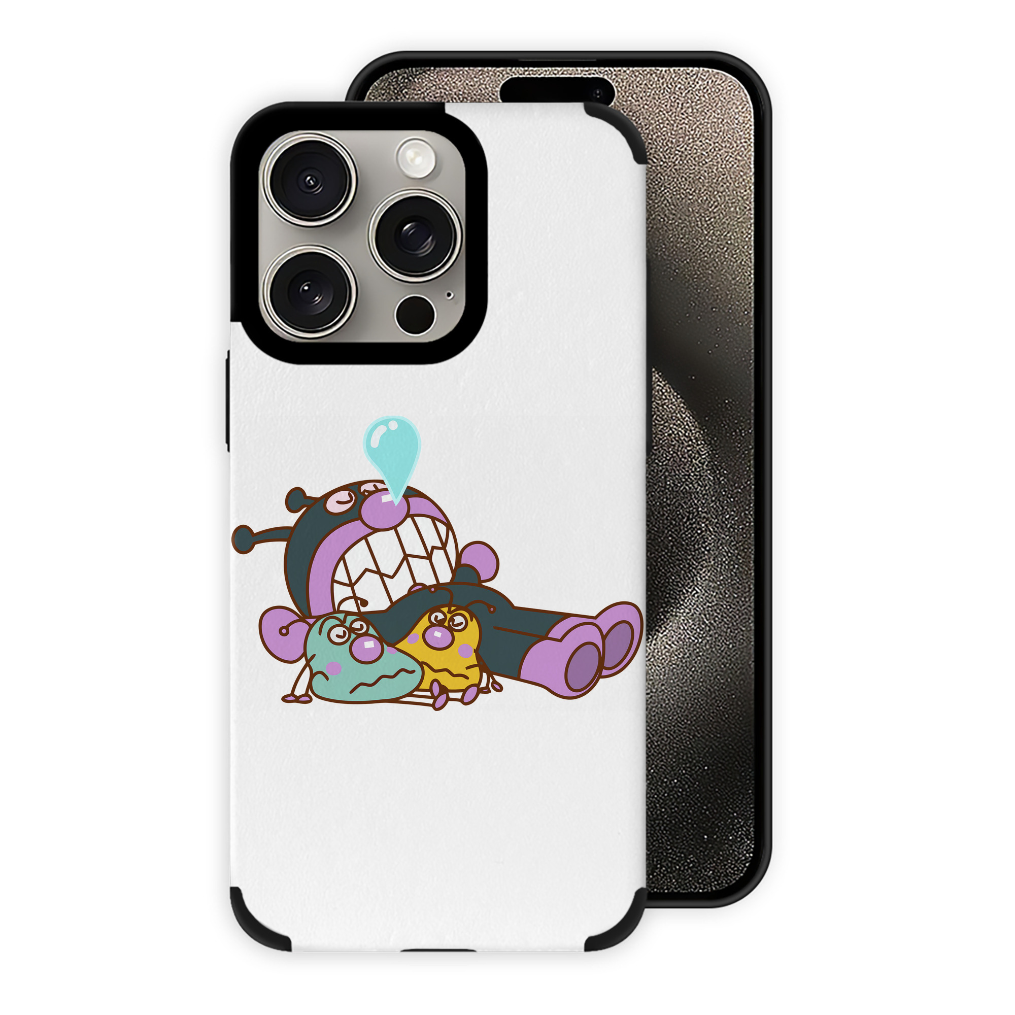 （画像用） アンパンマン Anpanman 【iPhone15ProMax対応】 PUレザー スマホケース 耐衝撃＆黄変防止
