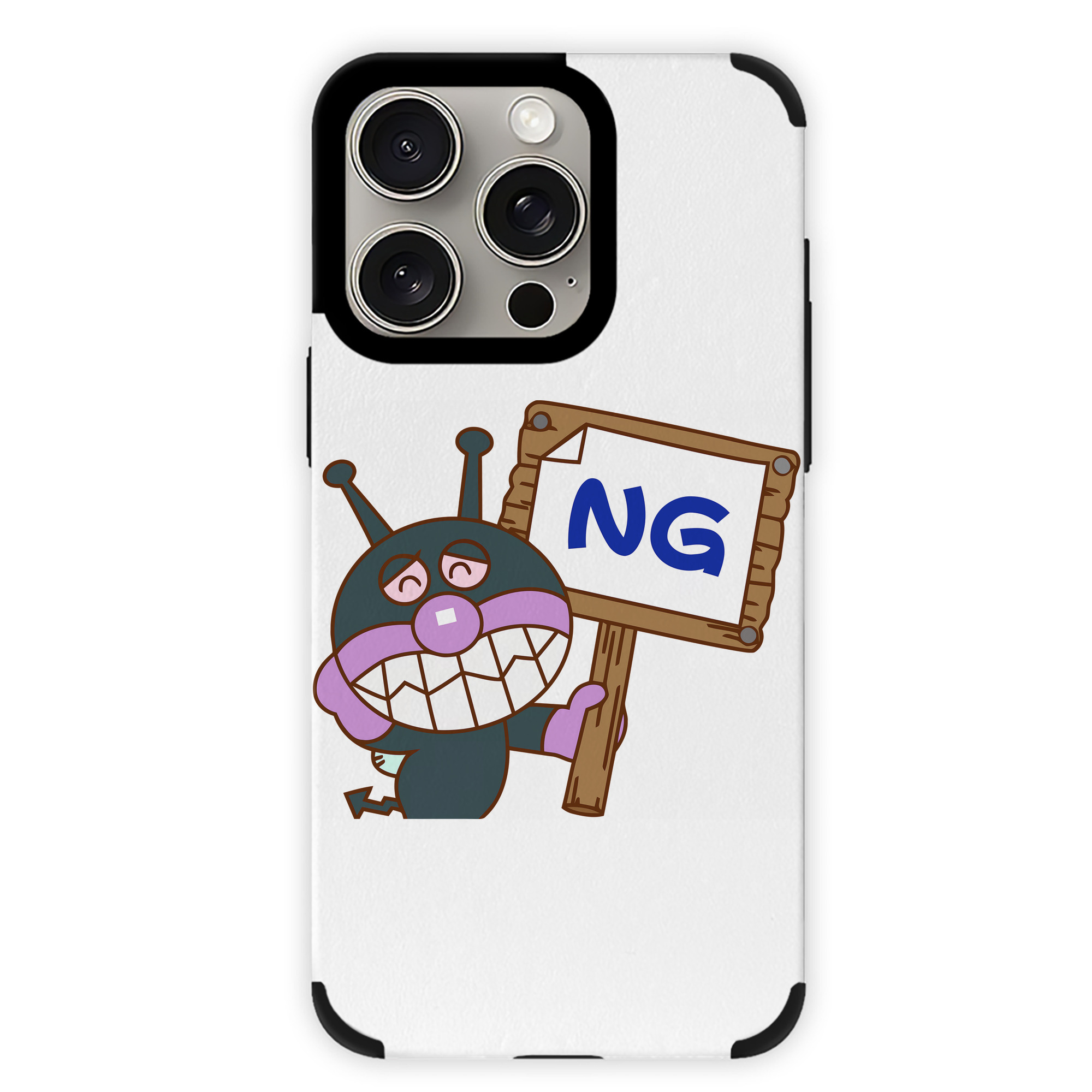 （画像用） アンパンマン Anpanman 【iPhone15ProMax対応】 PUレザー スマホケース 耐衝撃＆黄変防止