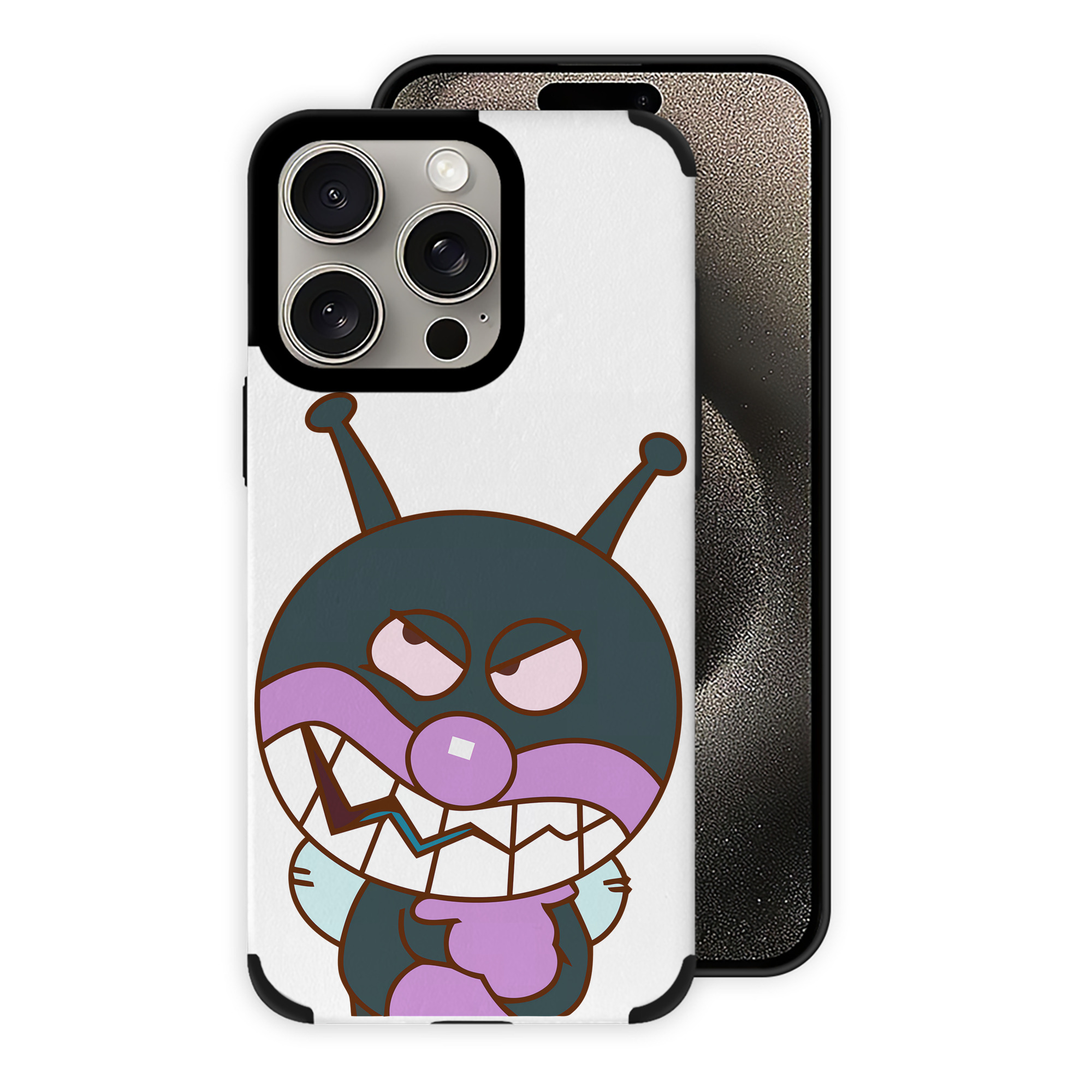 （画像用） アンパンマン Anpanman 【iPhone15ProMax対応】 PUレザー スマホケース 耐衝撃＆黄変防止