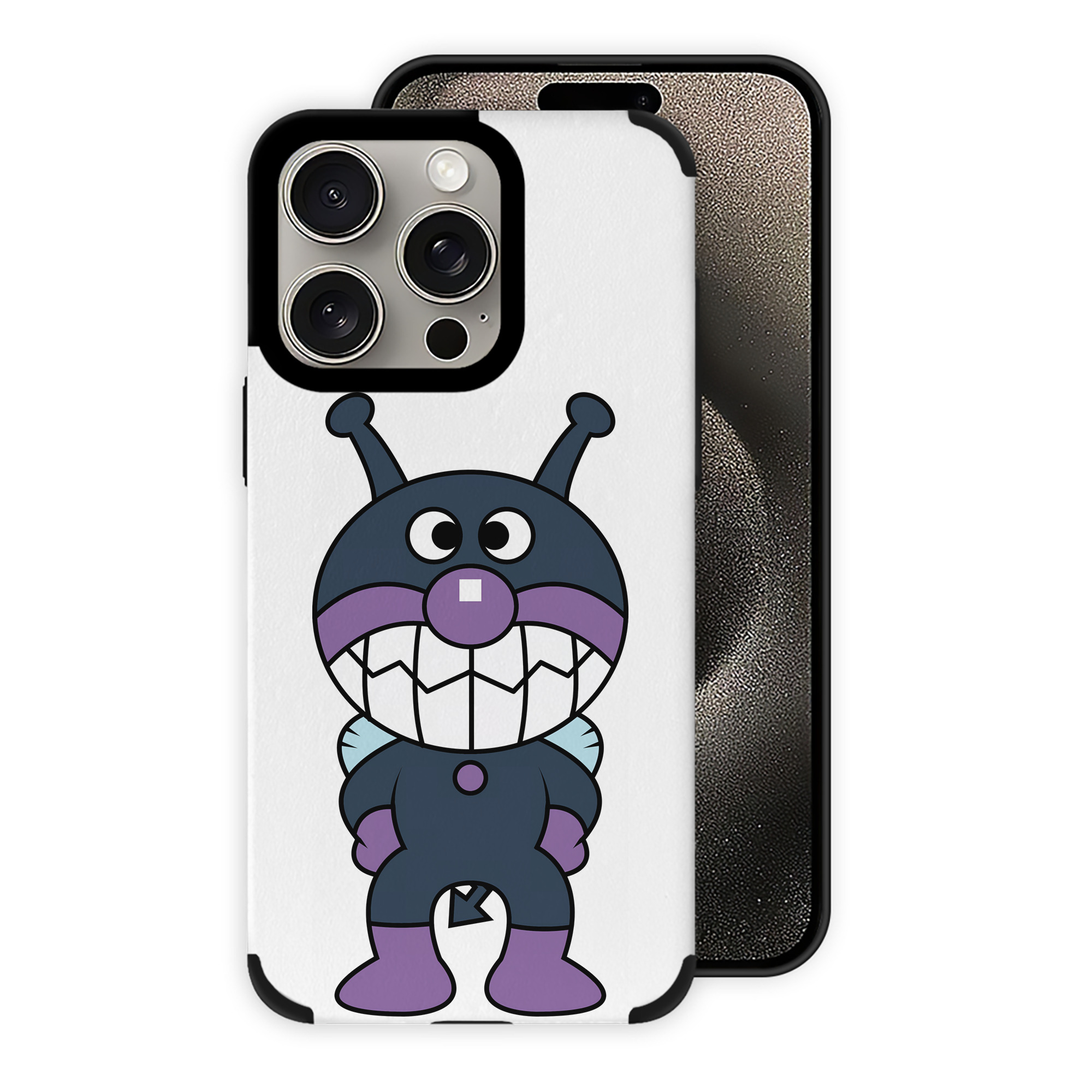 （画像用） アンパンマン Anpanman 【iPhone15ProMax対応】 PUレザー スマホケース 耐衝撃＆黄変防止