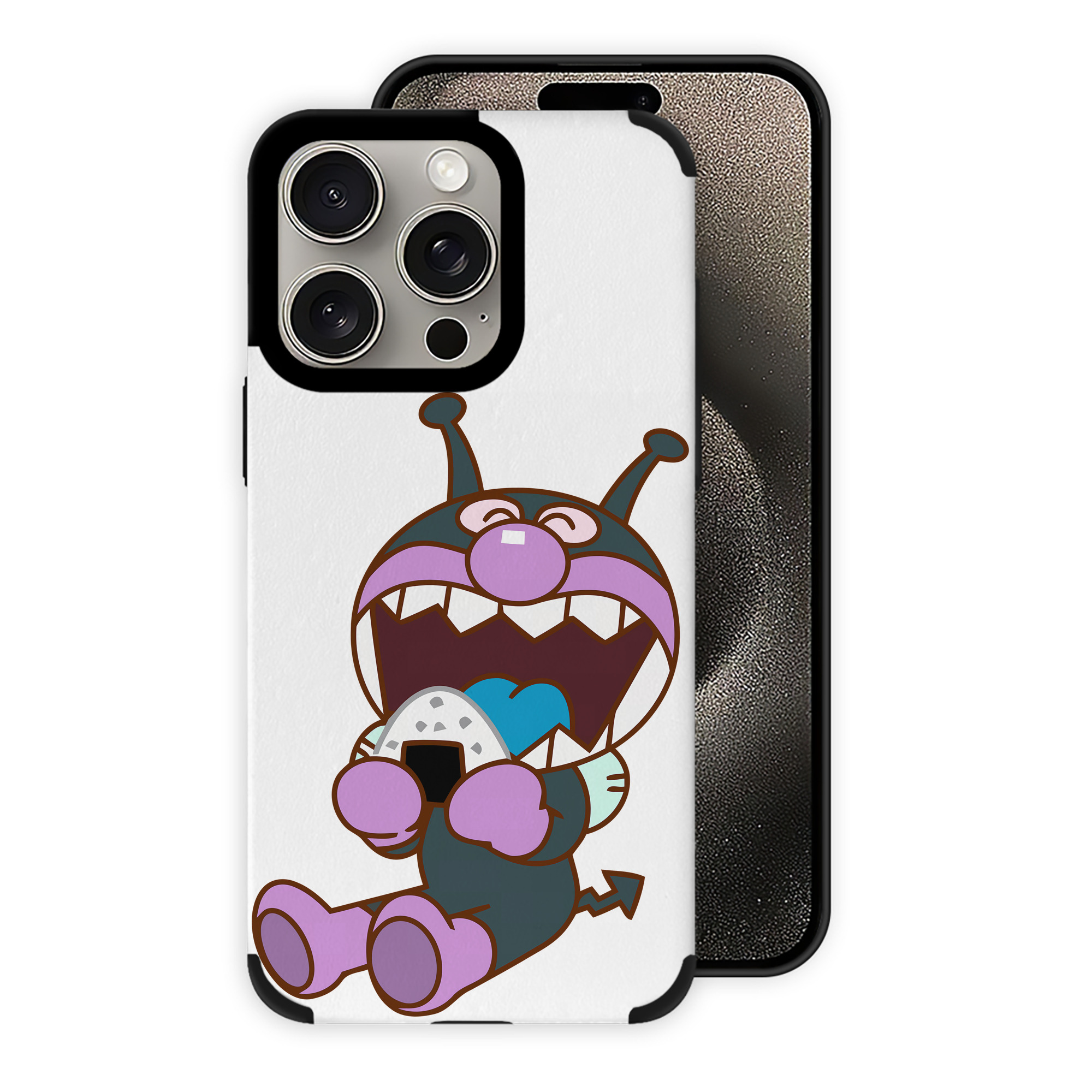 （画像用） アンパンマン Anpanman 【iPhone15ProMax対応】 PUレザー スマホケース 耐衝撃＆黄変防止