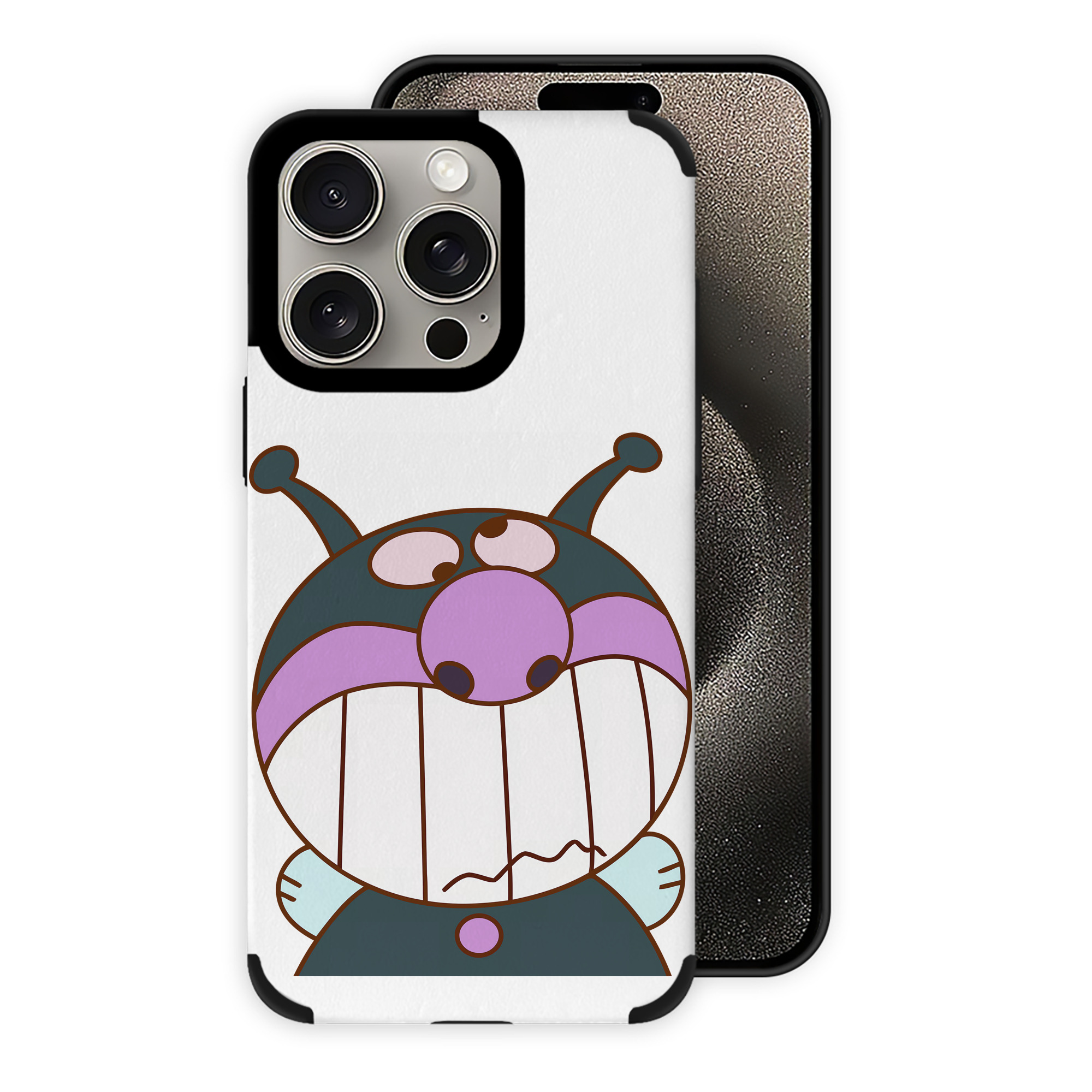 （画像用） アンパンマン Anpanman 【iPhone15ProMax対応】 PUレザー スマホケース 耐衝撃＆黄変防止