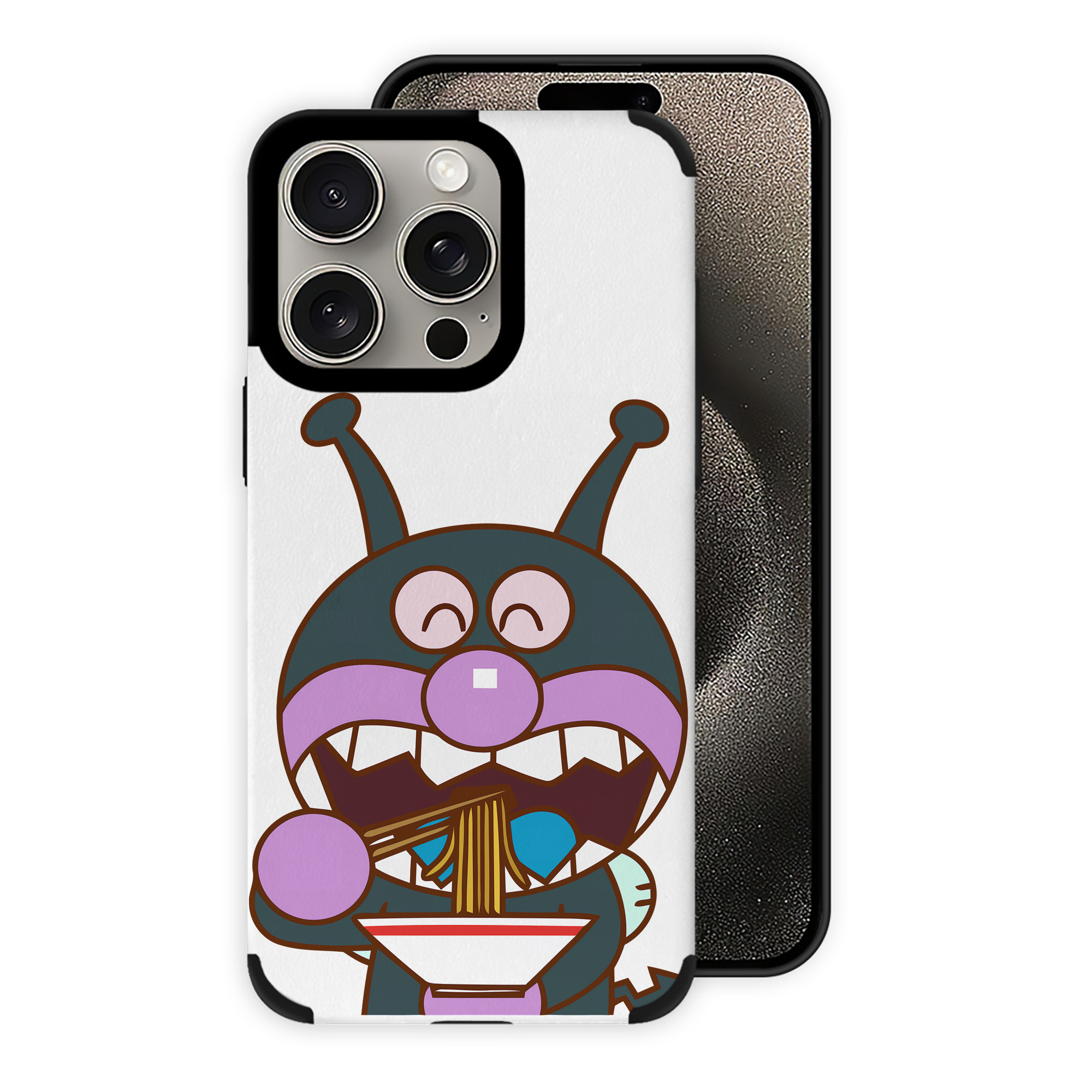 （画像用） アンパンマン Anpanman 【iPhone15ProMax対応】 PUレザー スマホケース 耐衝撃＆黄変防止
