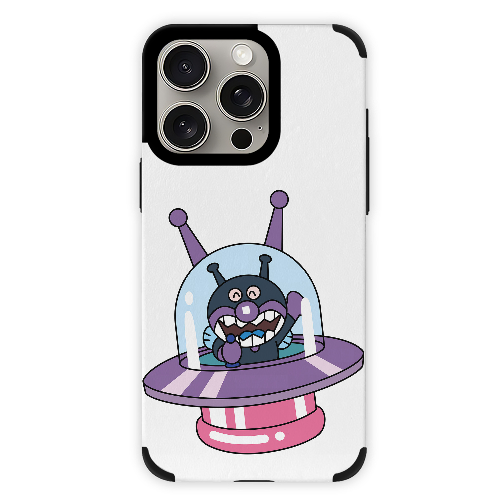 （画像用） アンパンマン Anpanman 【iPhone15ProMax対応】 PUレザー スマホケース 耐衝撃＆黄変防止