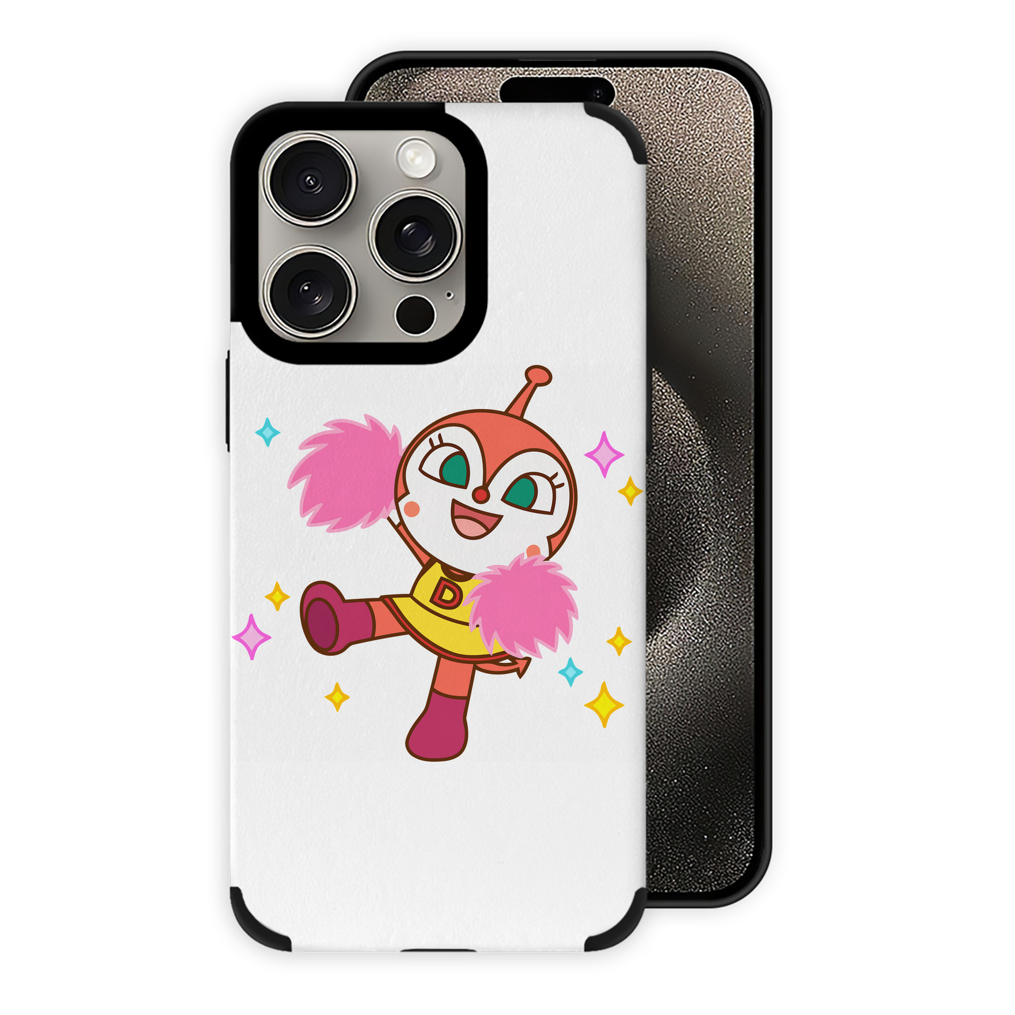 （画像用） アンパンマン Anpanman 【iPhone15ProMax対応】 PUレザー スマホケース 耐衝撃＆黄変防止