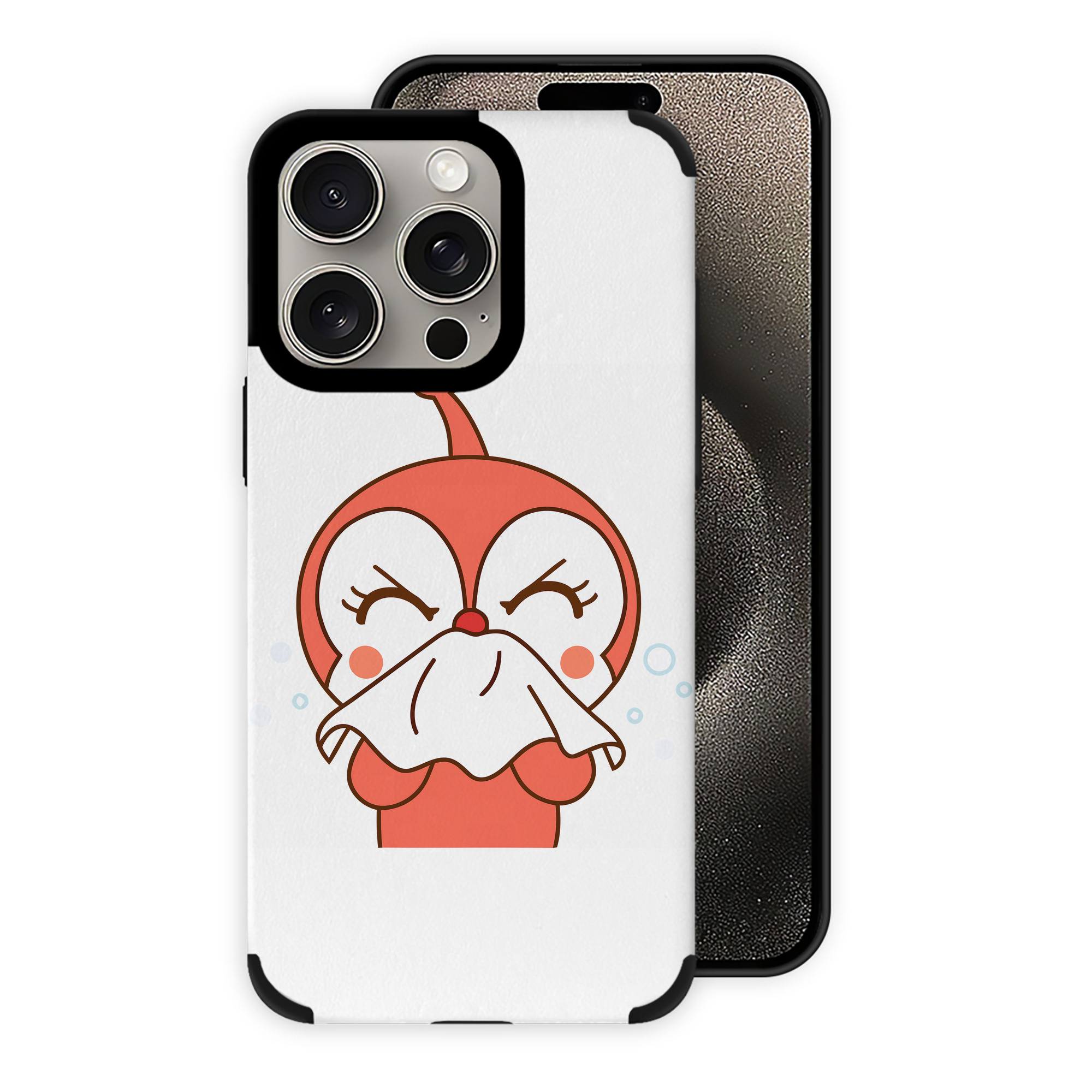 （画像用） アンパンマン Anpanman 【iPhone15ProMax対応】 PUレザー スマホケース 耐衝撃＆黄変防止