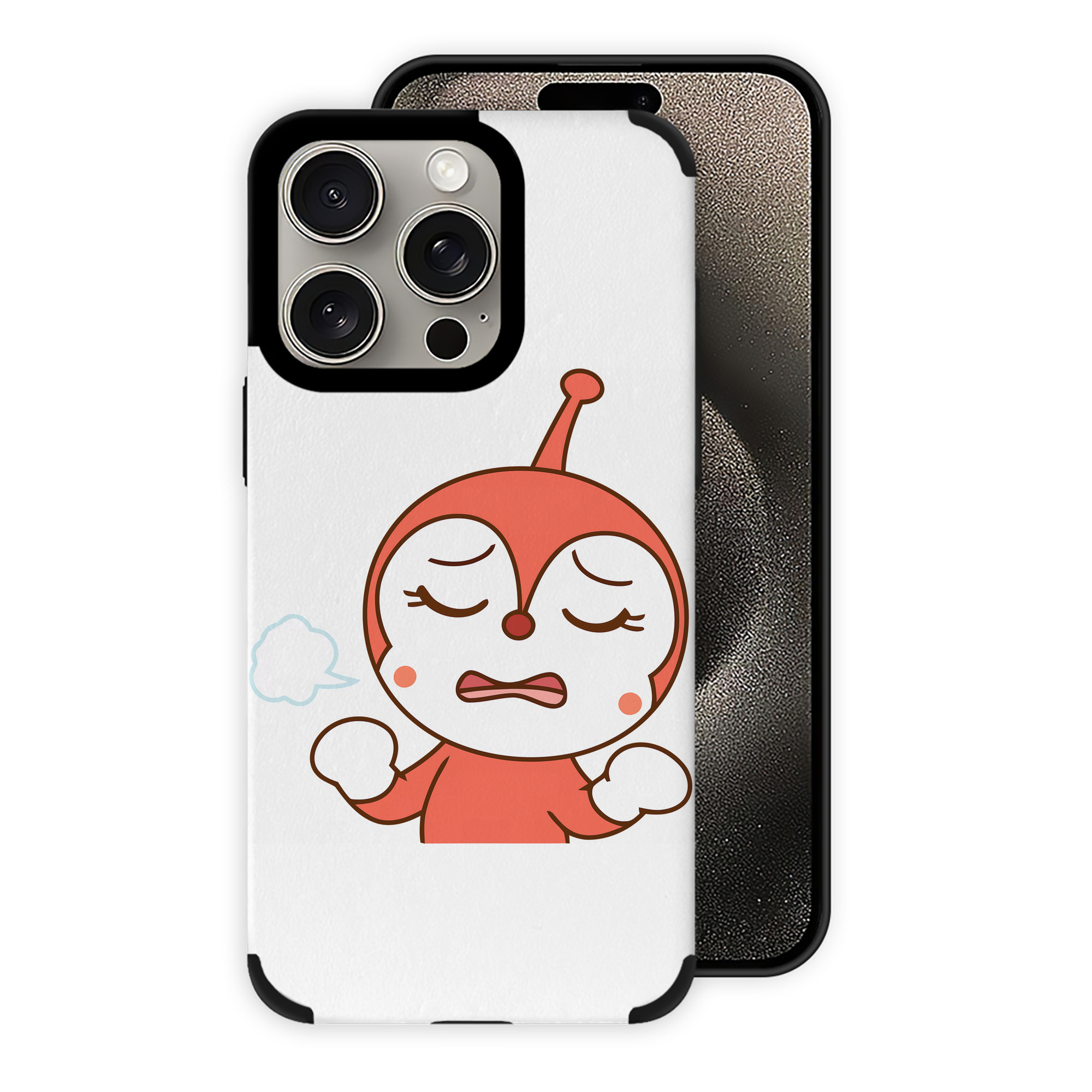 （画像用） アンパンマン Anpanman 【iPhone15ProMax対応】 PUレザー スマホケース 耐衝撃＆黄変防止