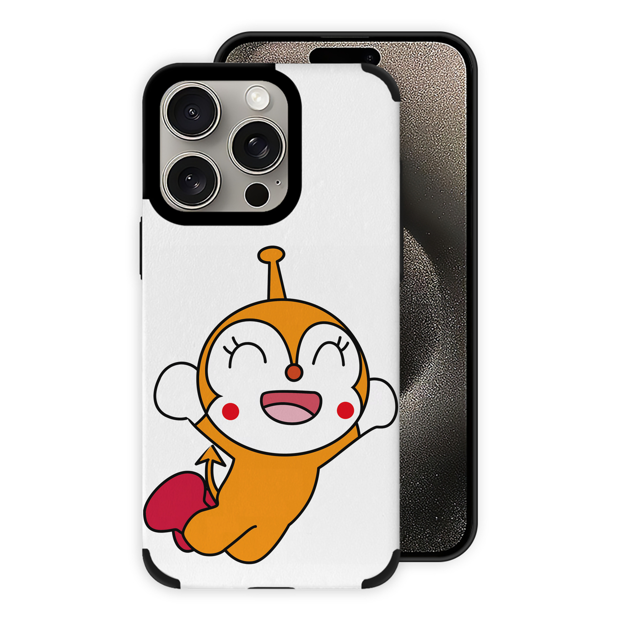 （画像用） アンパンマン Anpanman 【iPhone15ProMax対応】 PUレザー スマホケース 耐衝撃＆黄変防止