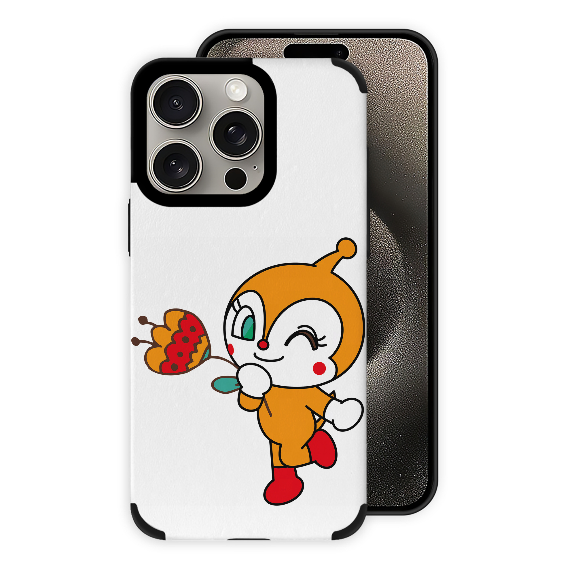 （画像用） アンパンマン Anpanman 【iPhone15ProMax対応】 PUレザー スマホケース 耐衝撃＆黄変防止