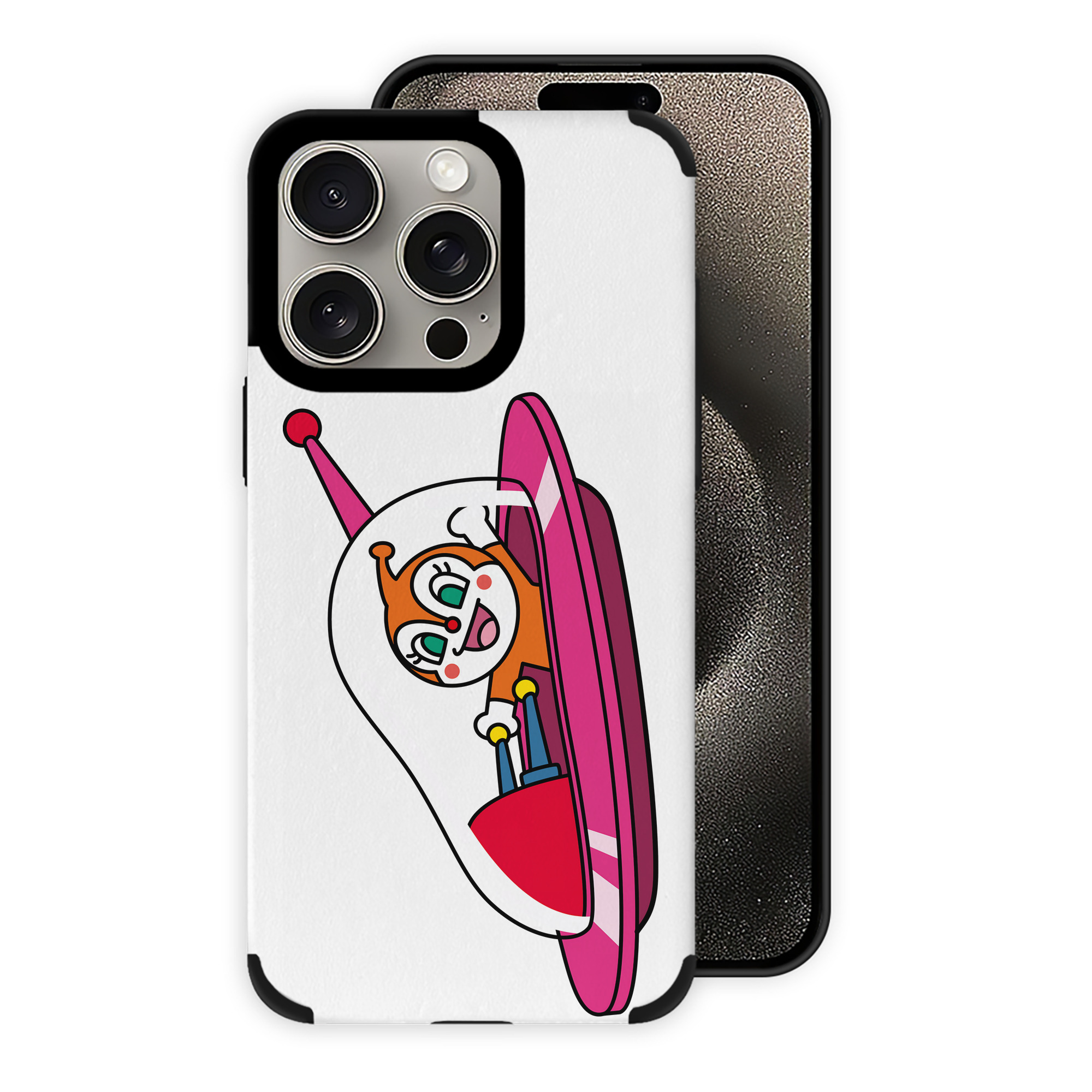 （画像用） アンパンマン Anpanman 【iPhone15ProMax対応】 PUレザー スマホケース 耐衝撃＆黄変防止